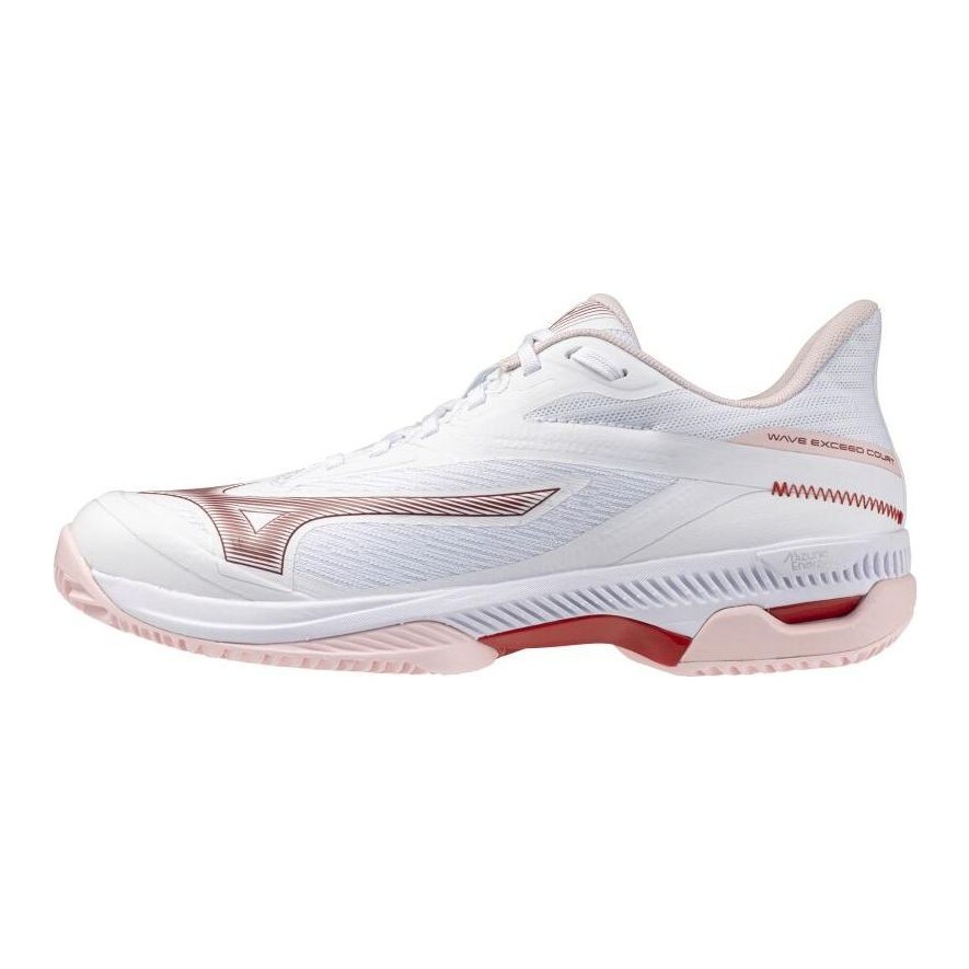 Mizuno Wave Exceed Court CC W hvit/rosa