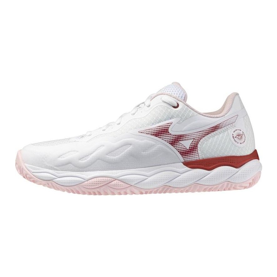 Mizuno Wave Enforce Court CC W hvit/rosa
