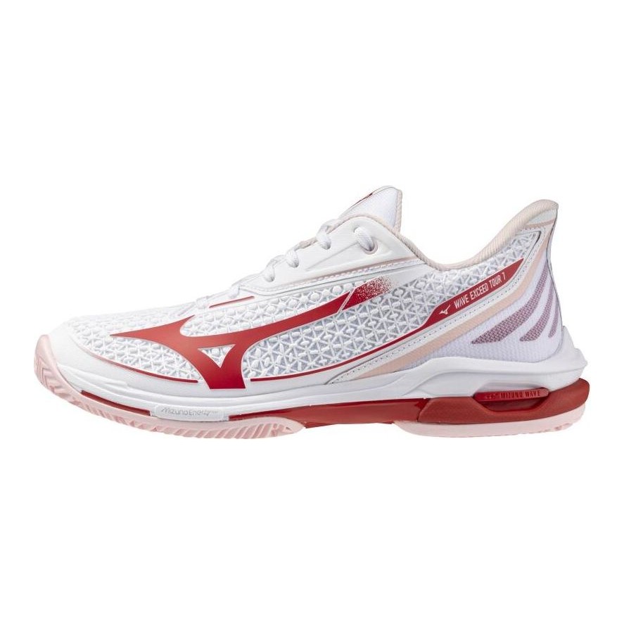 Mizuno Wave Exceed Tour 7 CC W hvit/rød