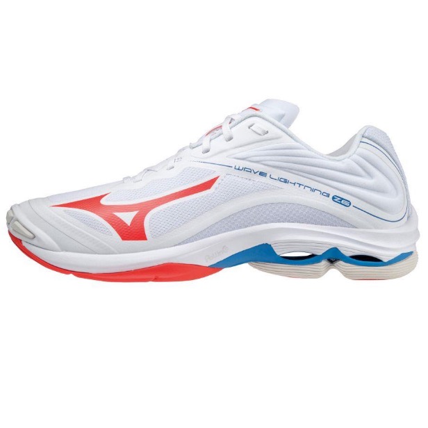 Mizuno Wave Lightning Z6 Hvit/Rød – 46