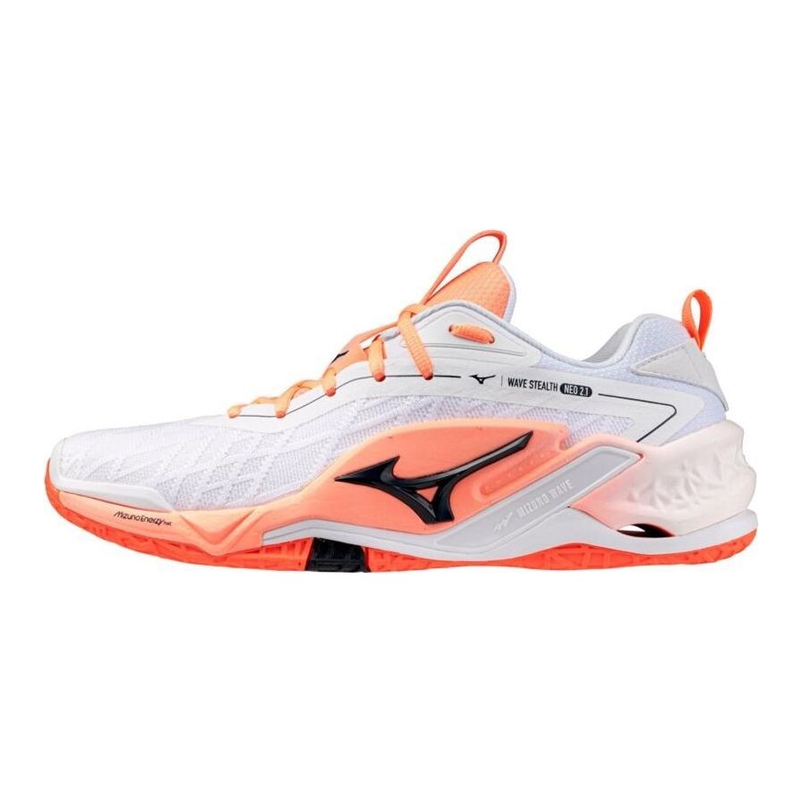 Mizuno Wave Stealth Neo 2.1 hvit/korall