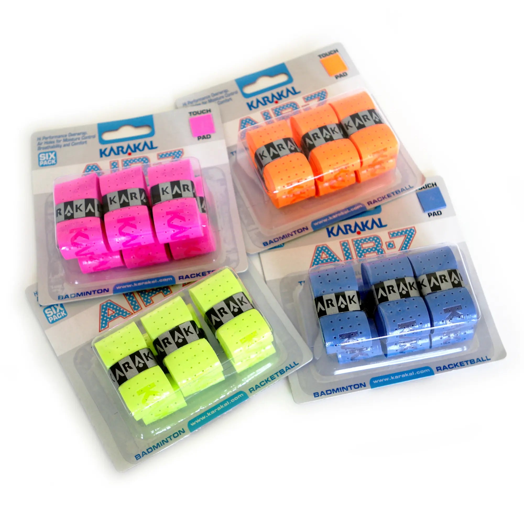 Karakal Air-7 Overwrap Grip 6-pack