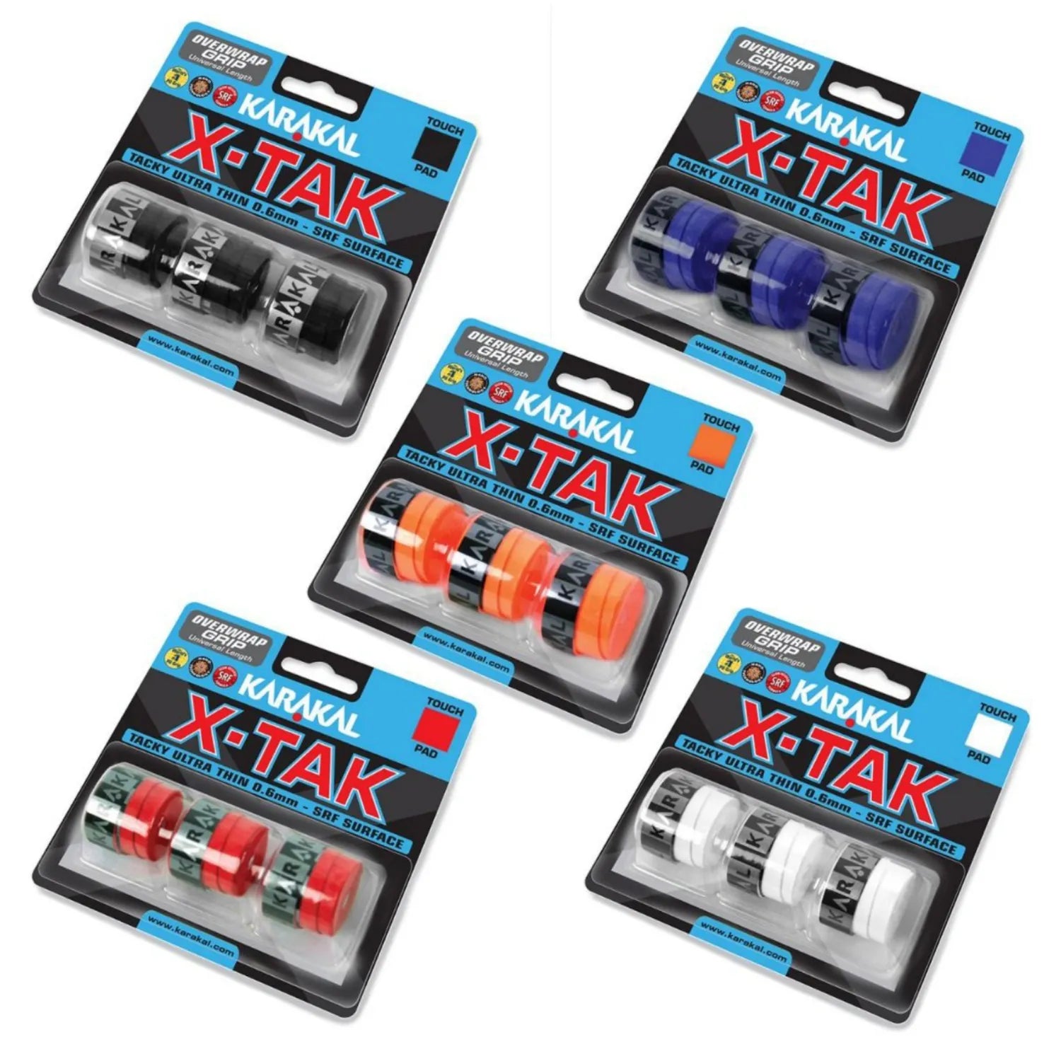 Karakal X-Tak Overgrip 3-pack