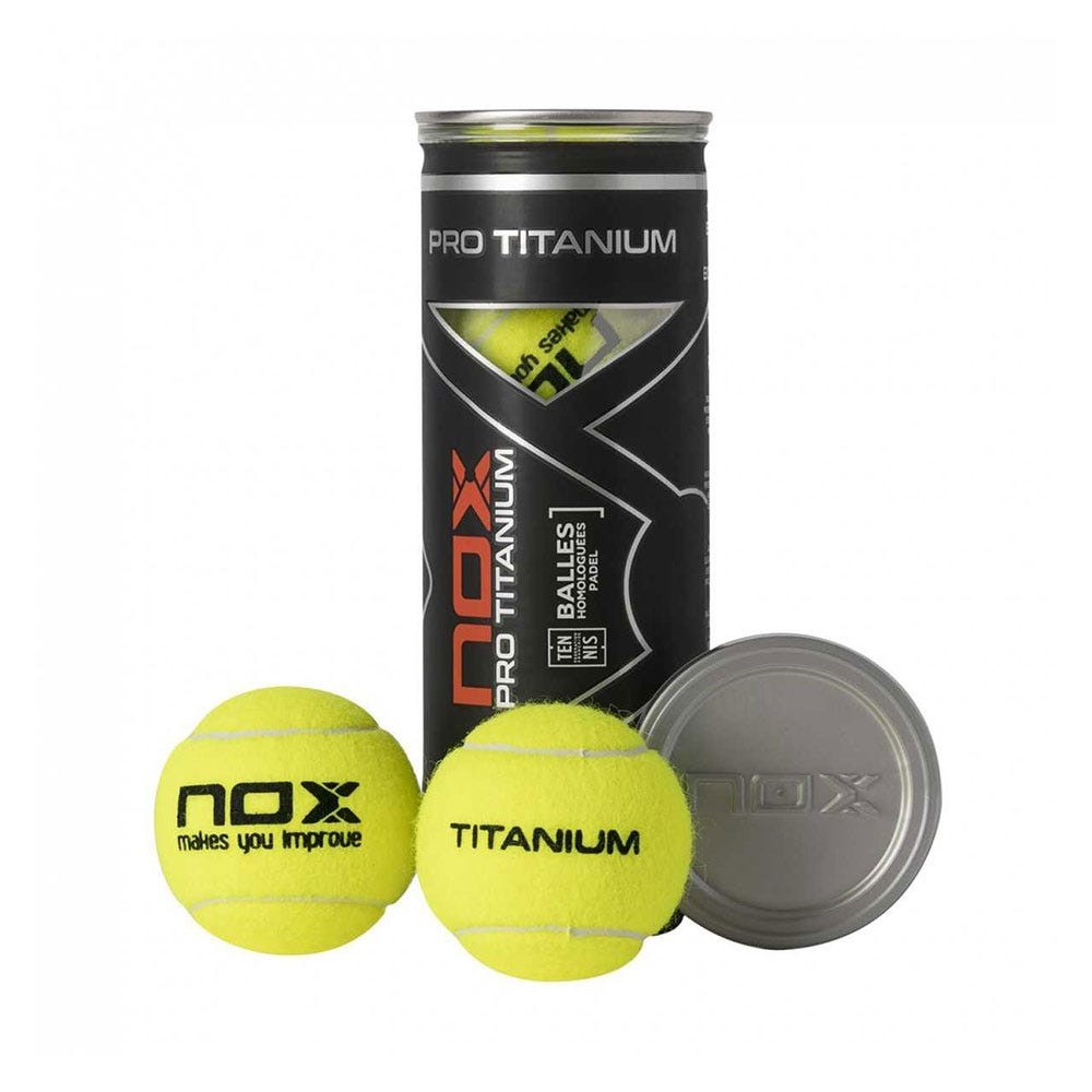 Nox Pro Titanium Padelballer 3-pack