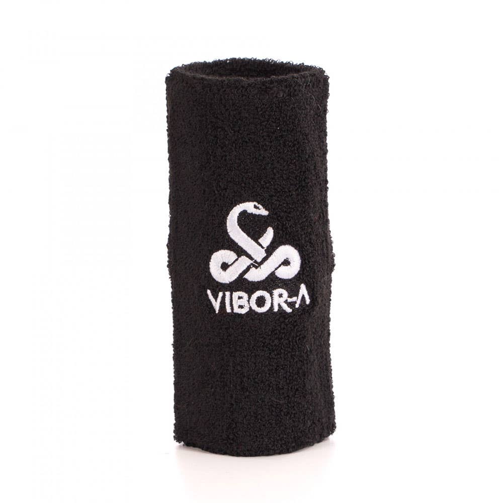 Vibor-A Svettebånd svart med hvit logo