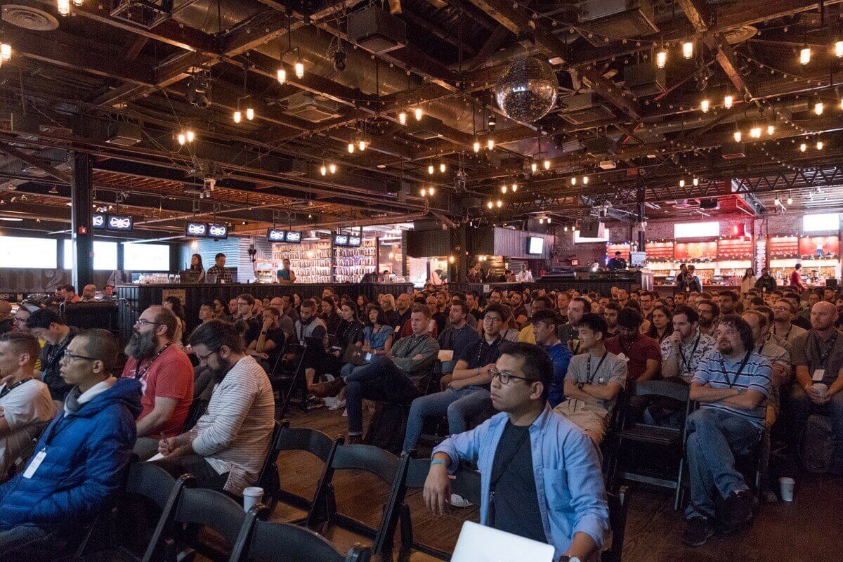Crowded hall