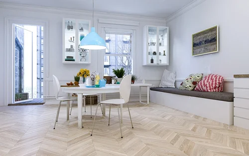 FP Chevron Dąb Color Bianco