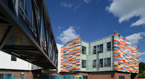 Dri-Design Flat i Perforated, Aluminium, Mattahunt Elementary