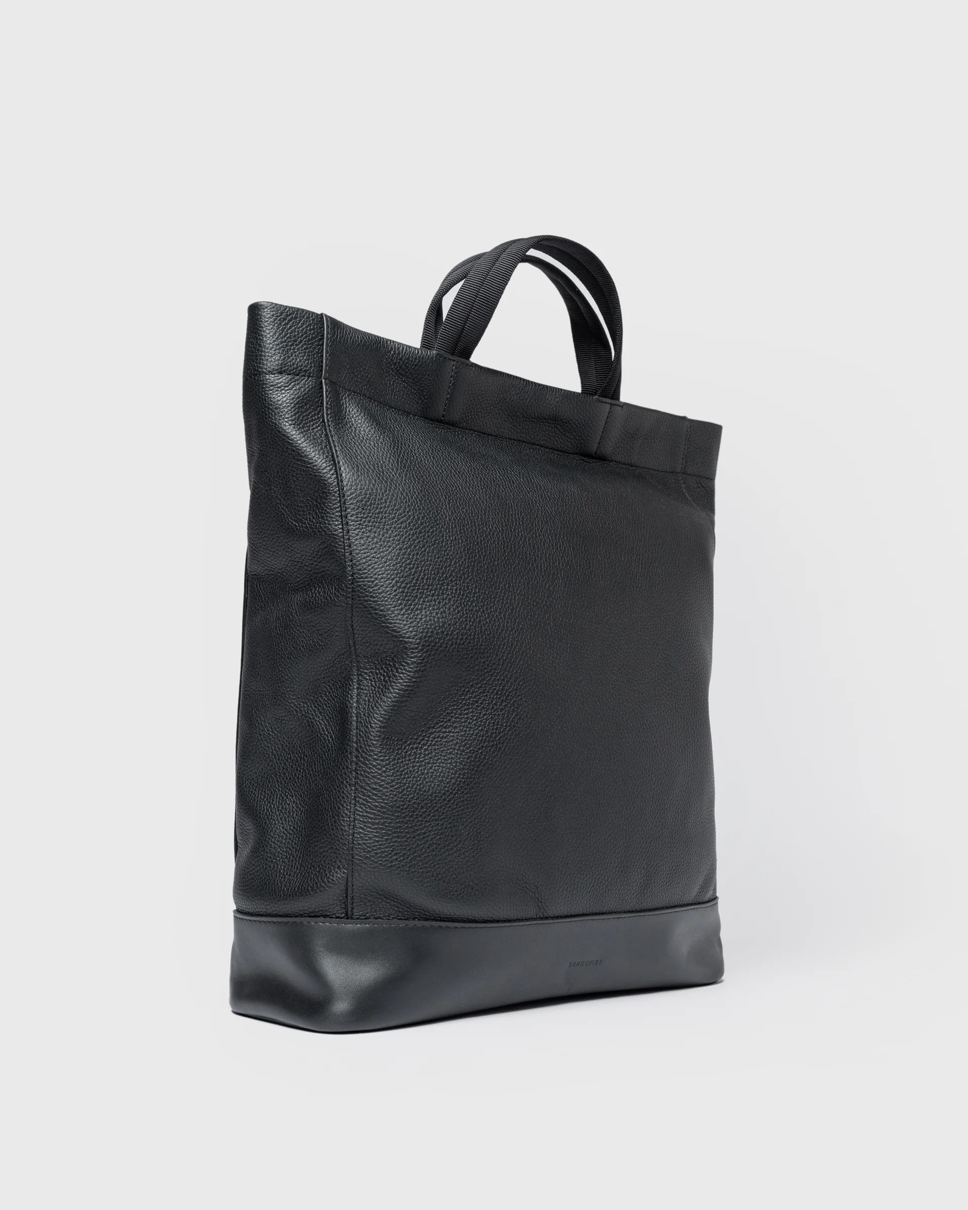 LEATHER Tote Backpack | Black | Ex Beenie | Sandqvist