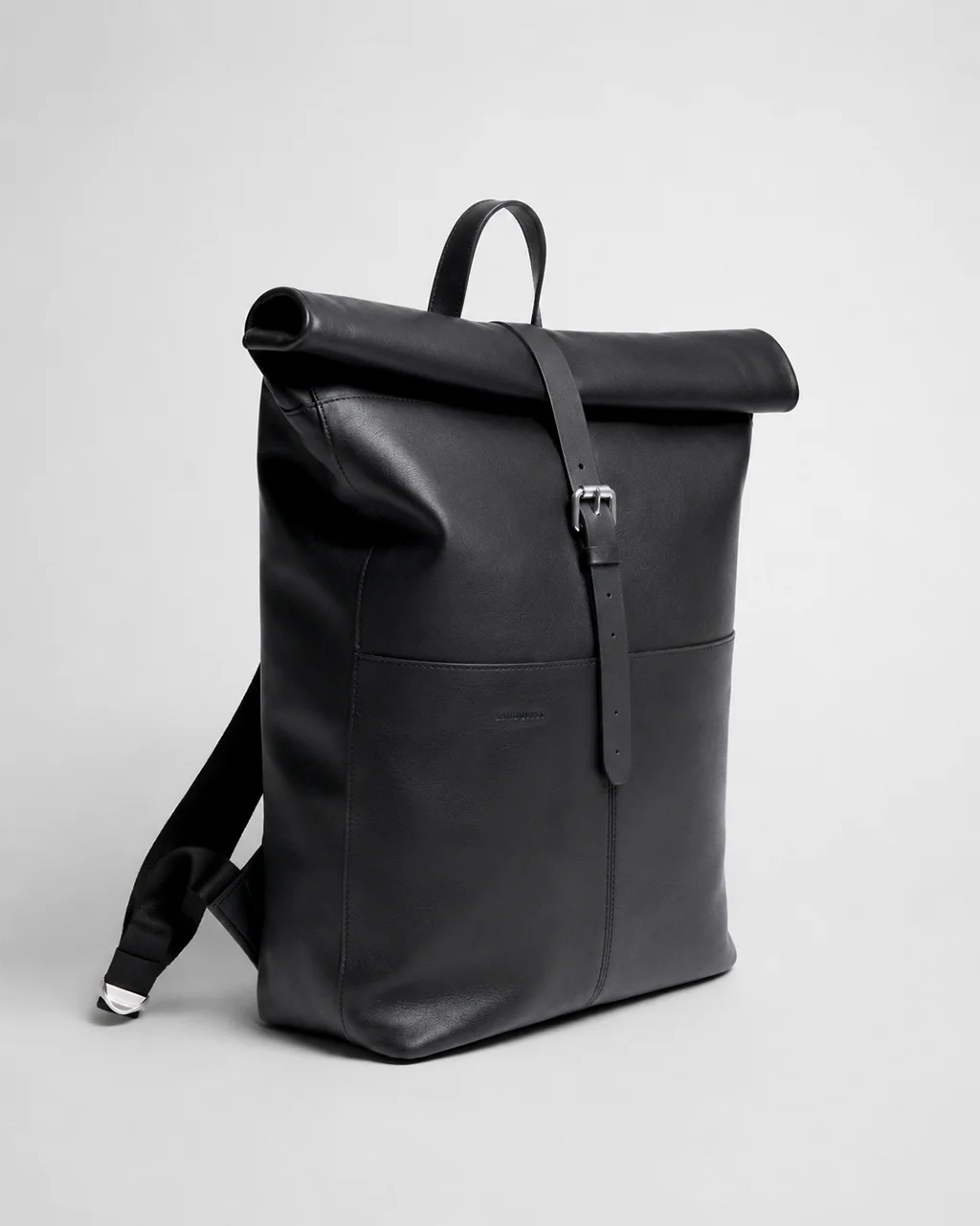 black leather roll down backpack Rolltop handcrafted items is simple Antonia 14" Rolltop Backpack
