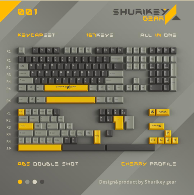 Shurikey Hanzo Keycaps Set