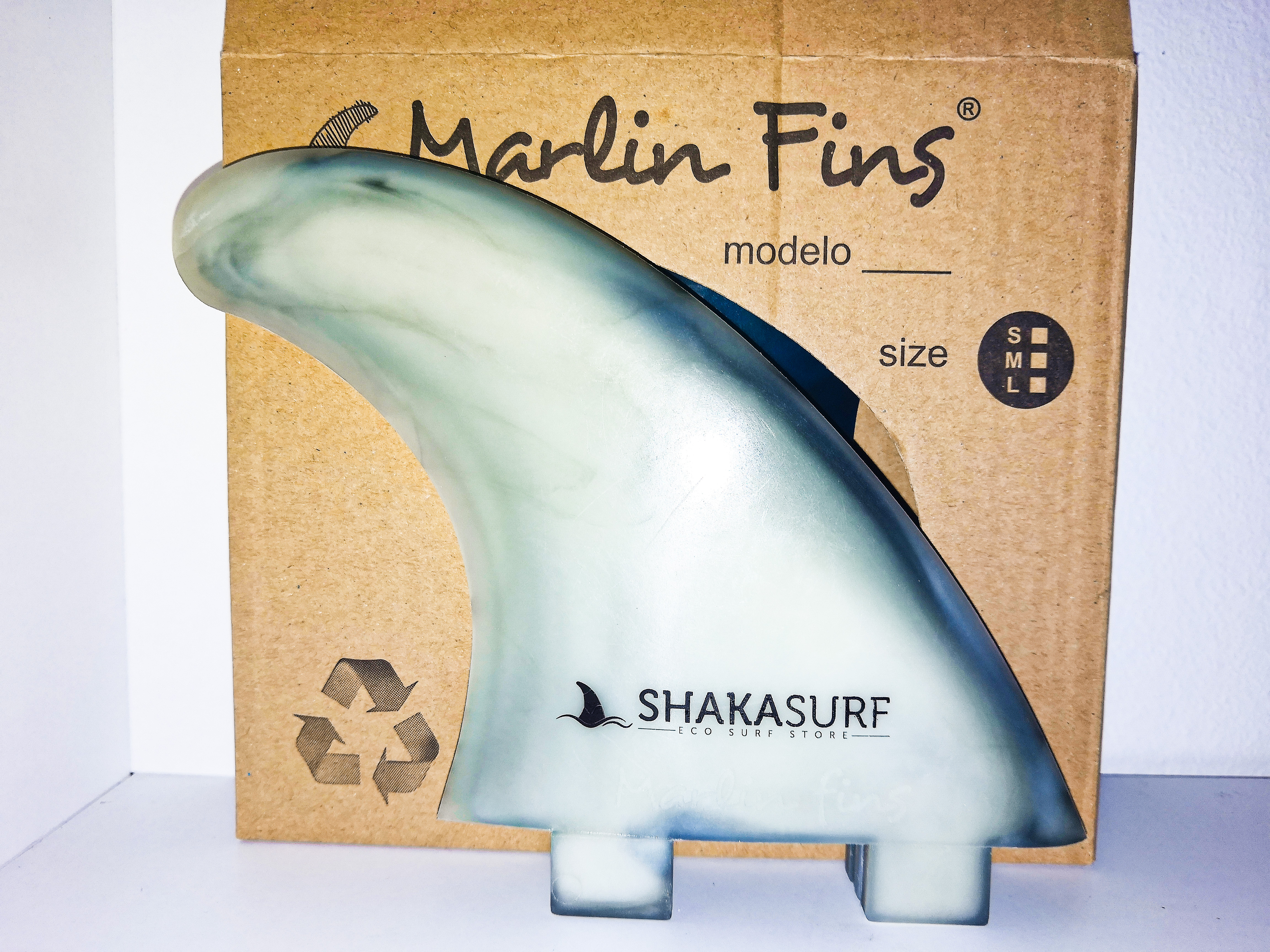 ECO Shortboard Fins Marlin x Shaka Surf