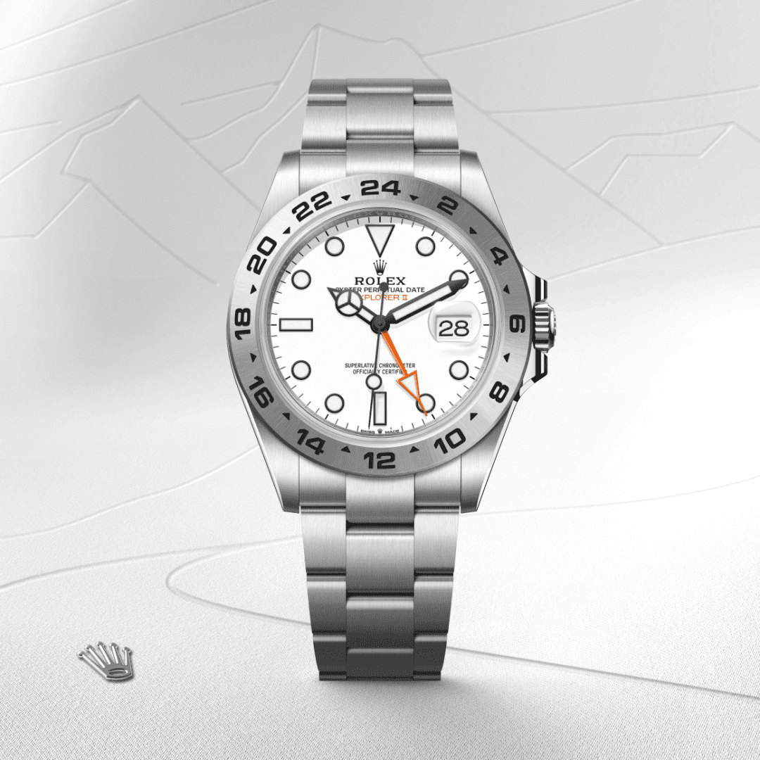 Rolex Explorer II in Oystersteel, m226570-0001 | Schaap en Citroen