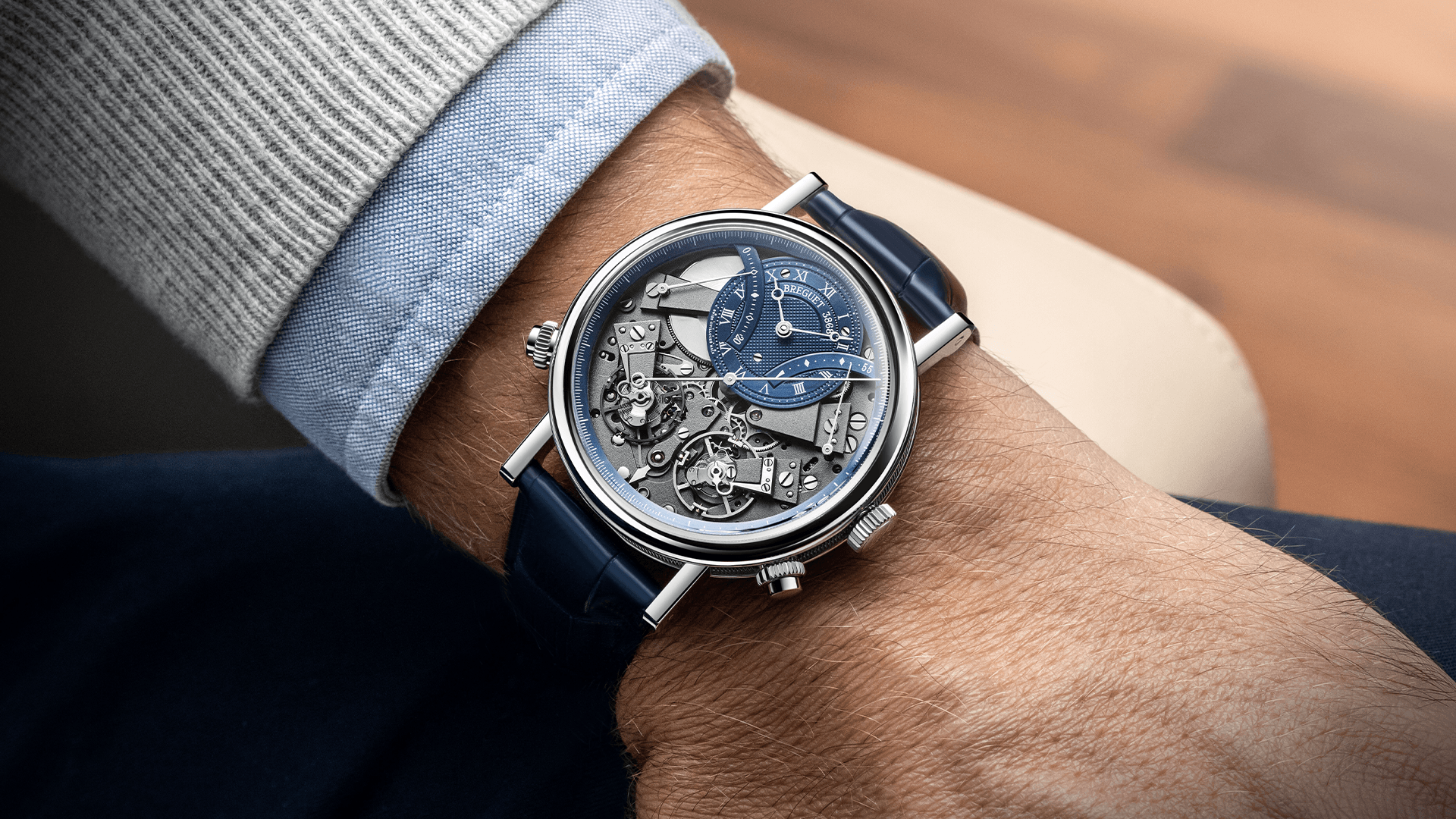 Horloges met zicht op het uurwerk