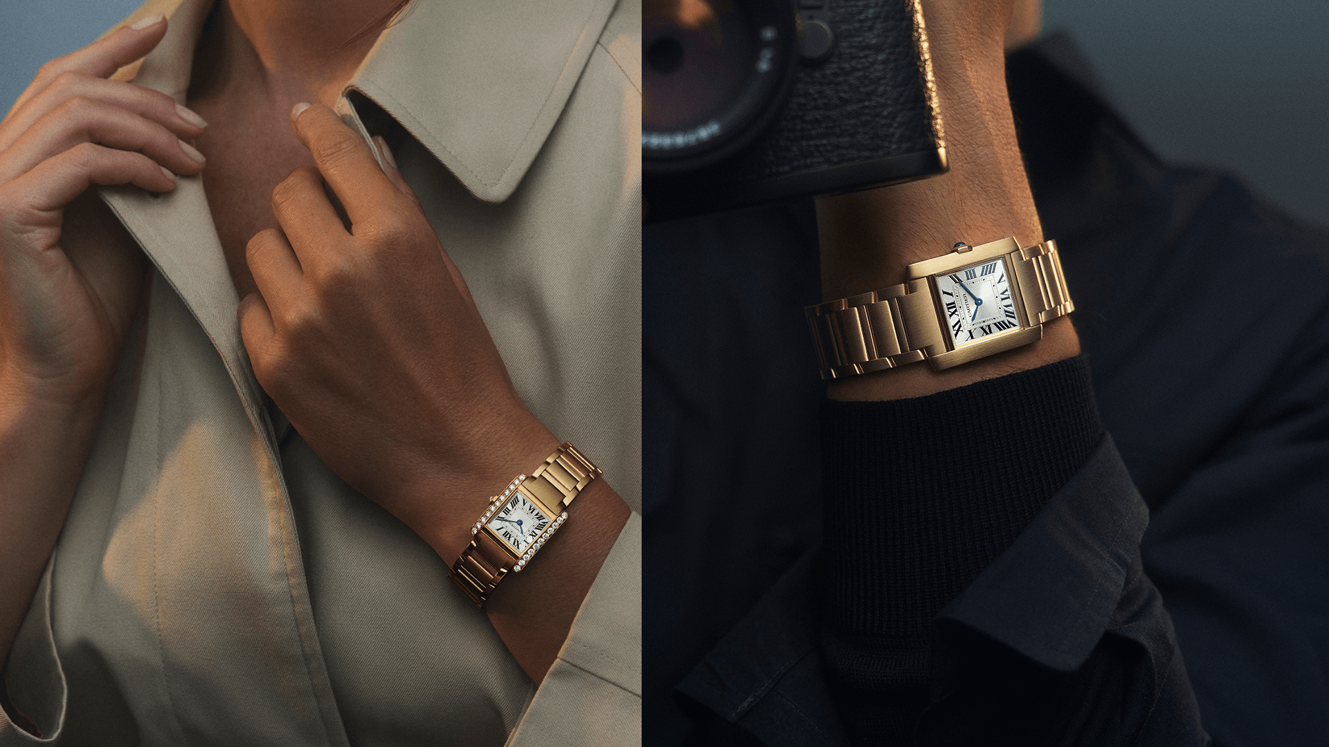 Cartier Tank Francaise gold