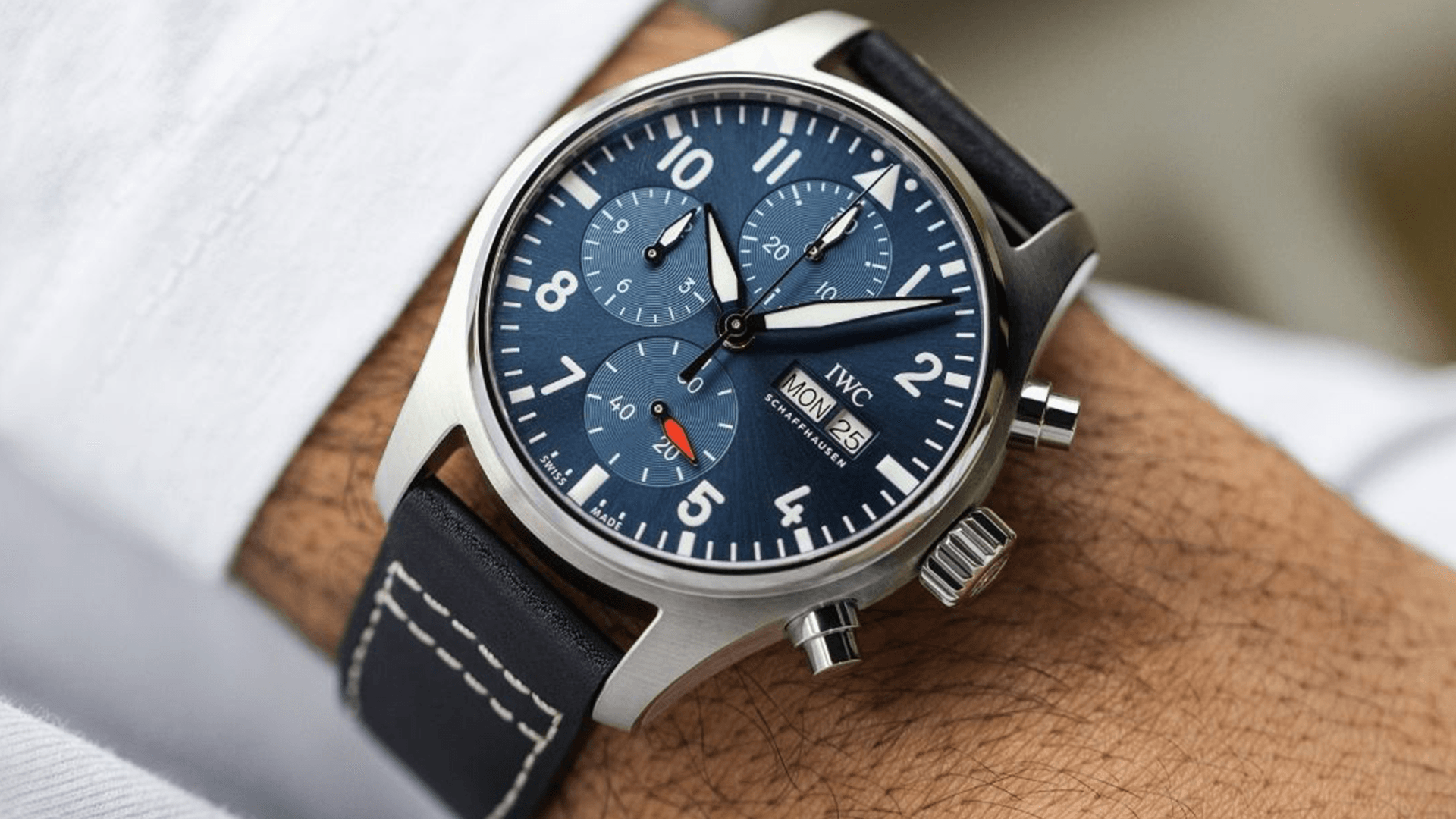 IWC Pilot Chronograph | Stopwatch voor in de lucht