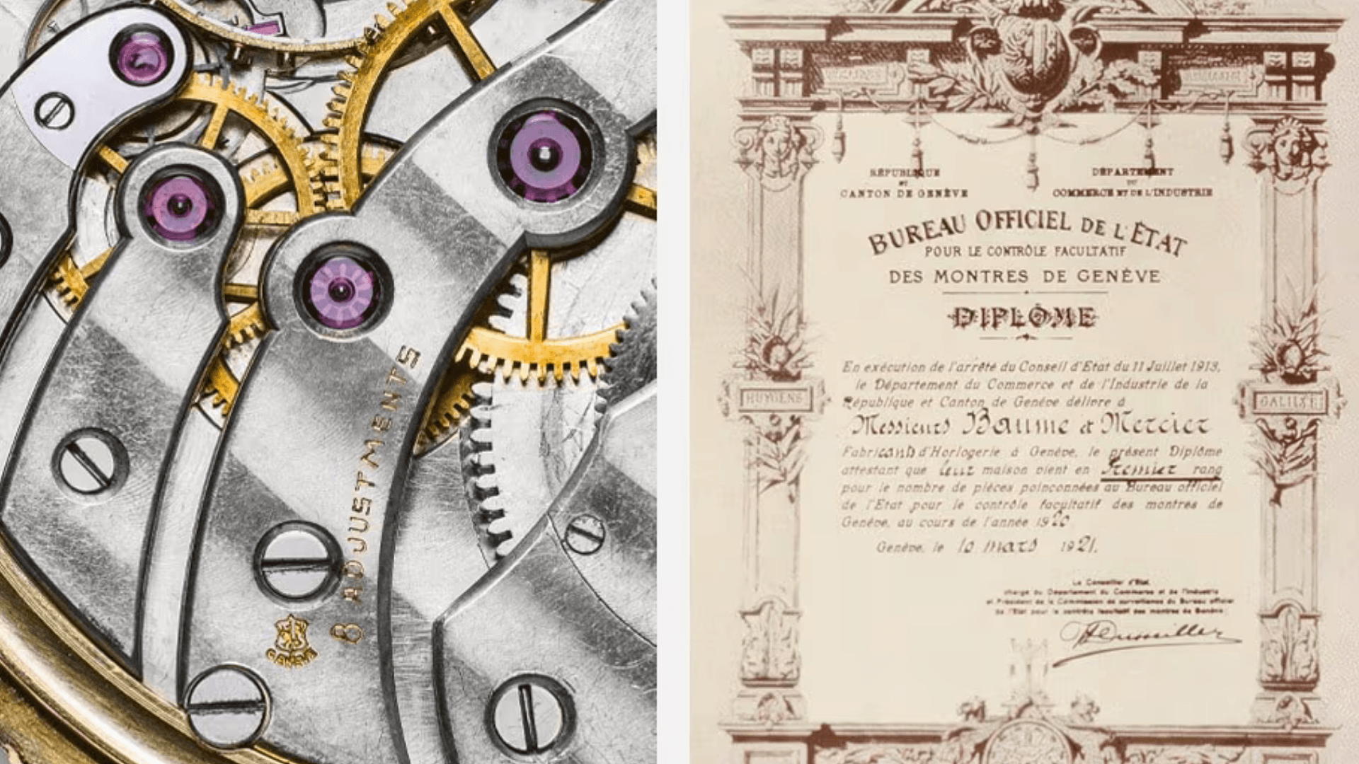 Geschiedenis Baume & Mercier