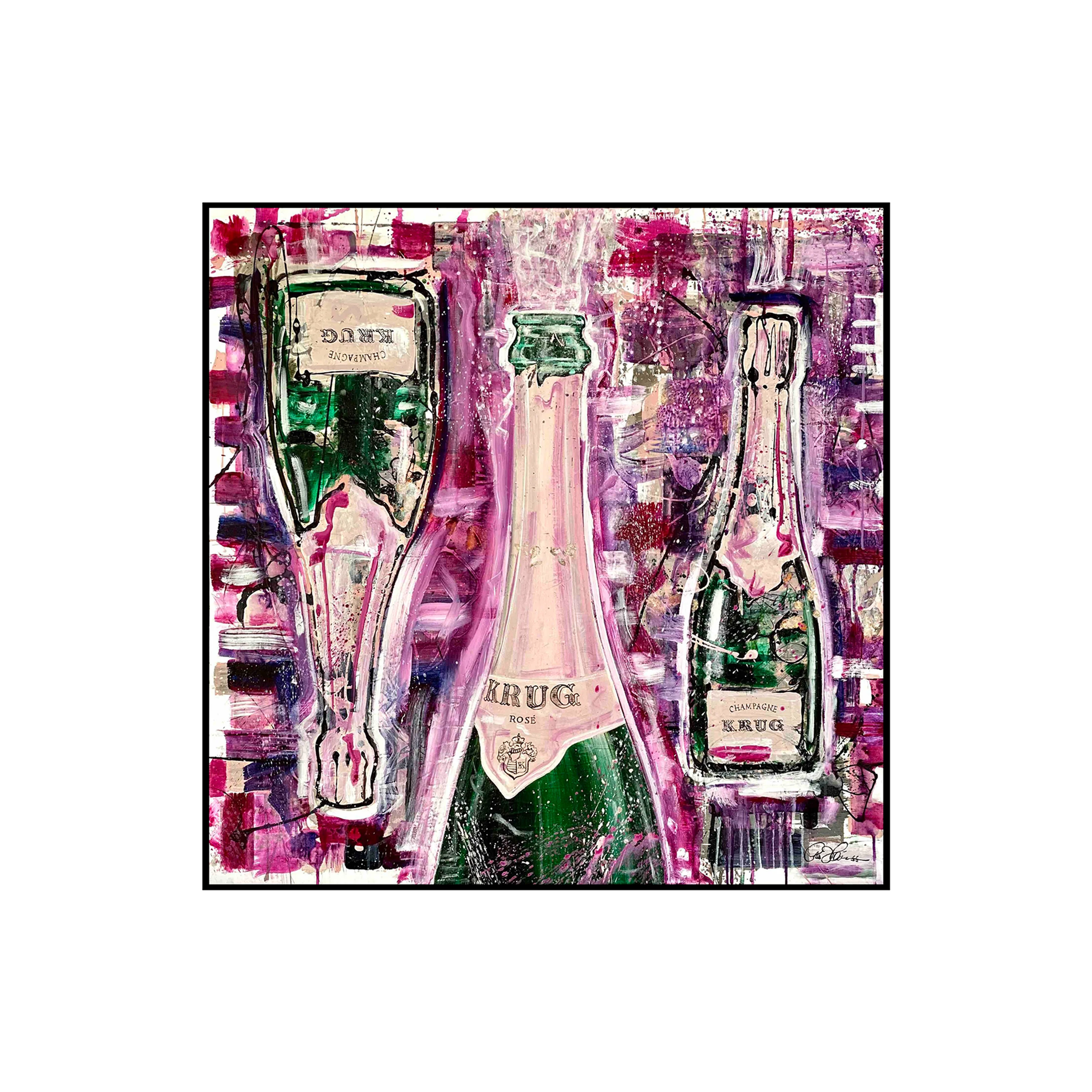 Clas Håkansson 100x100cm Krug Rosé