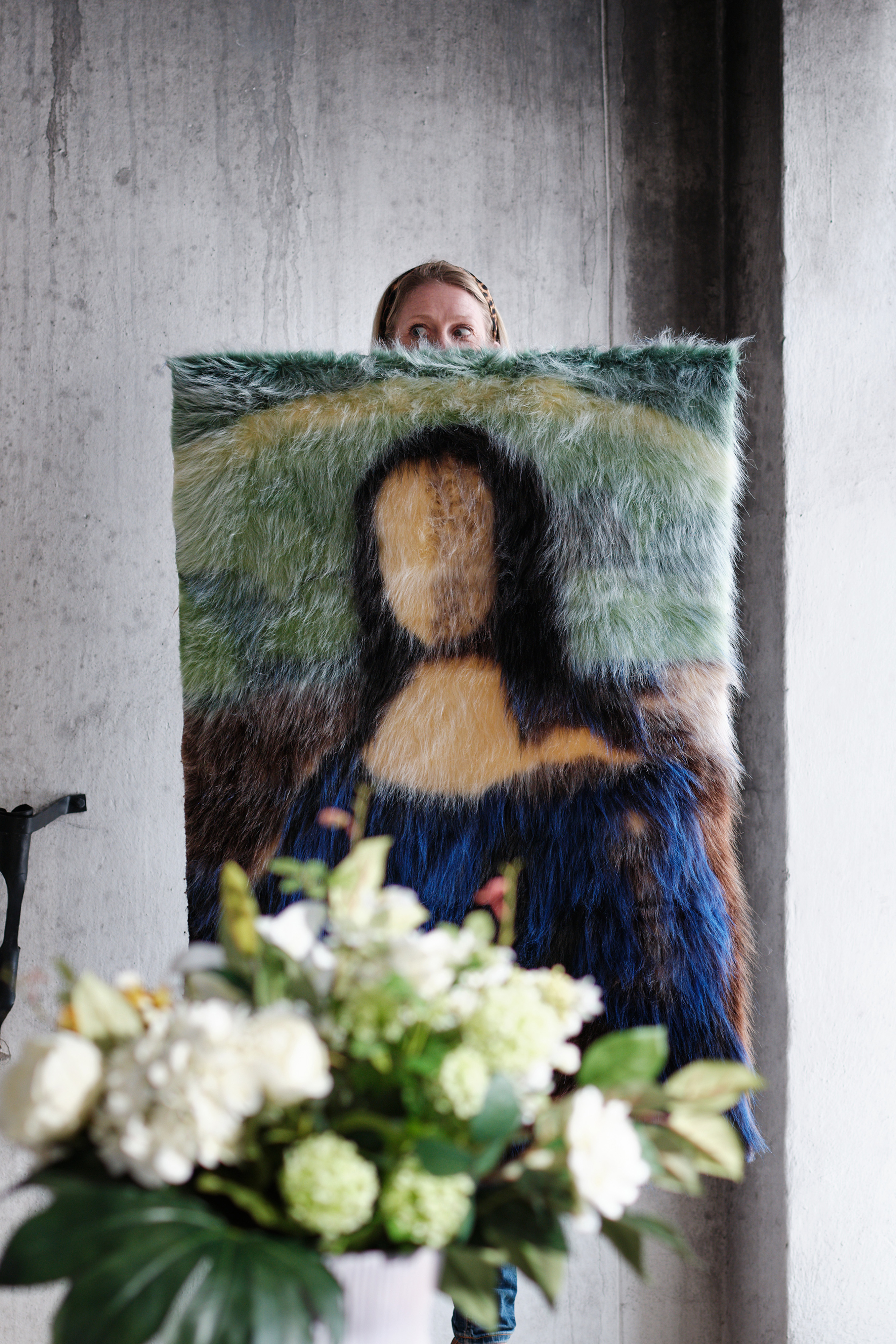 Fluffy Mona Lisa アートパネル Art. Fluffy Mona Lisa - 120x80cm/80x54cm | SWEEF