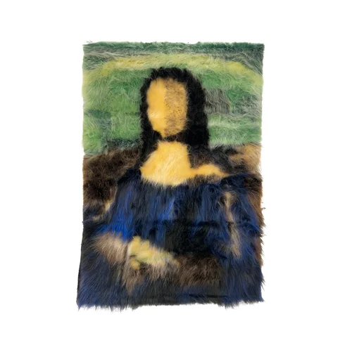 Fluffy Mona Lisa Kunst 80x54