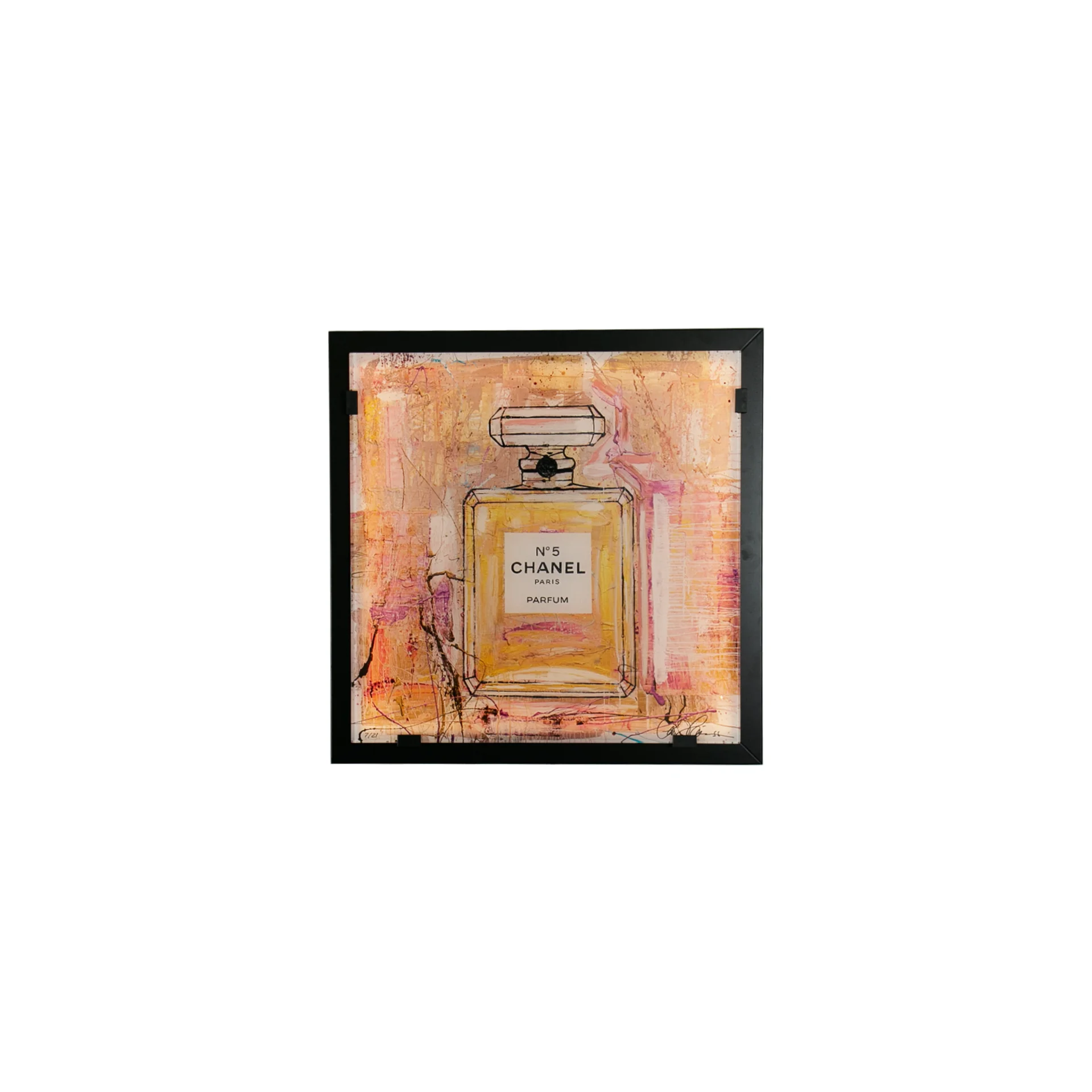 Clas Håkansson 60x60cm Tavla - Chanel no5