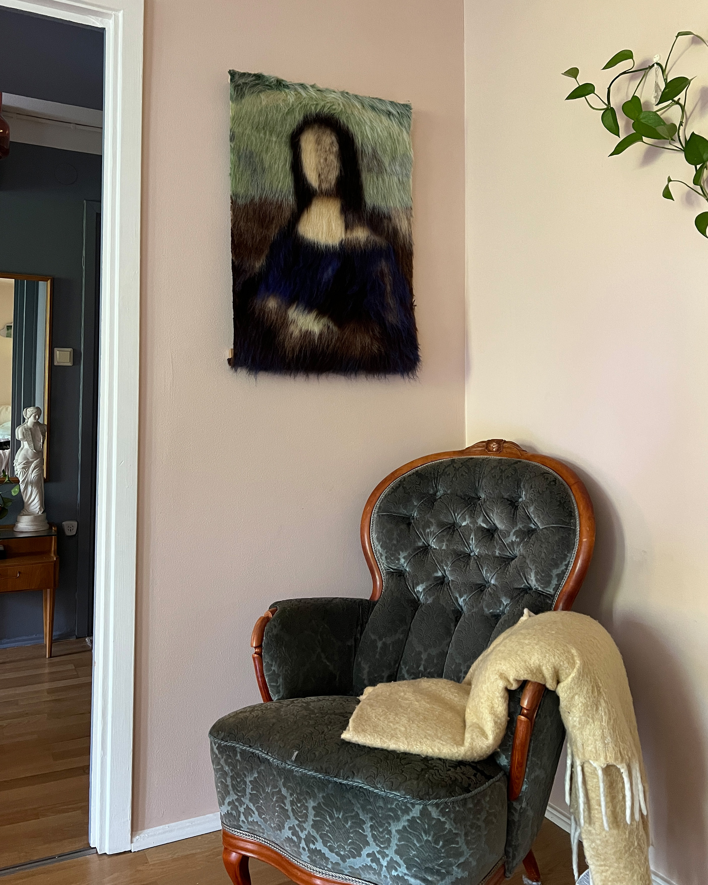 Art. Fluffy Mona Lisa - 120x80cm/80x54cm | SWEEF