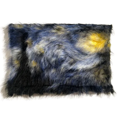 Fluffy Starry Night Bilde 120x80cm