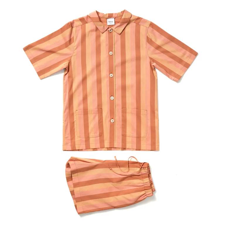 Uno Short - Pink & Brown