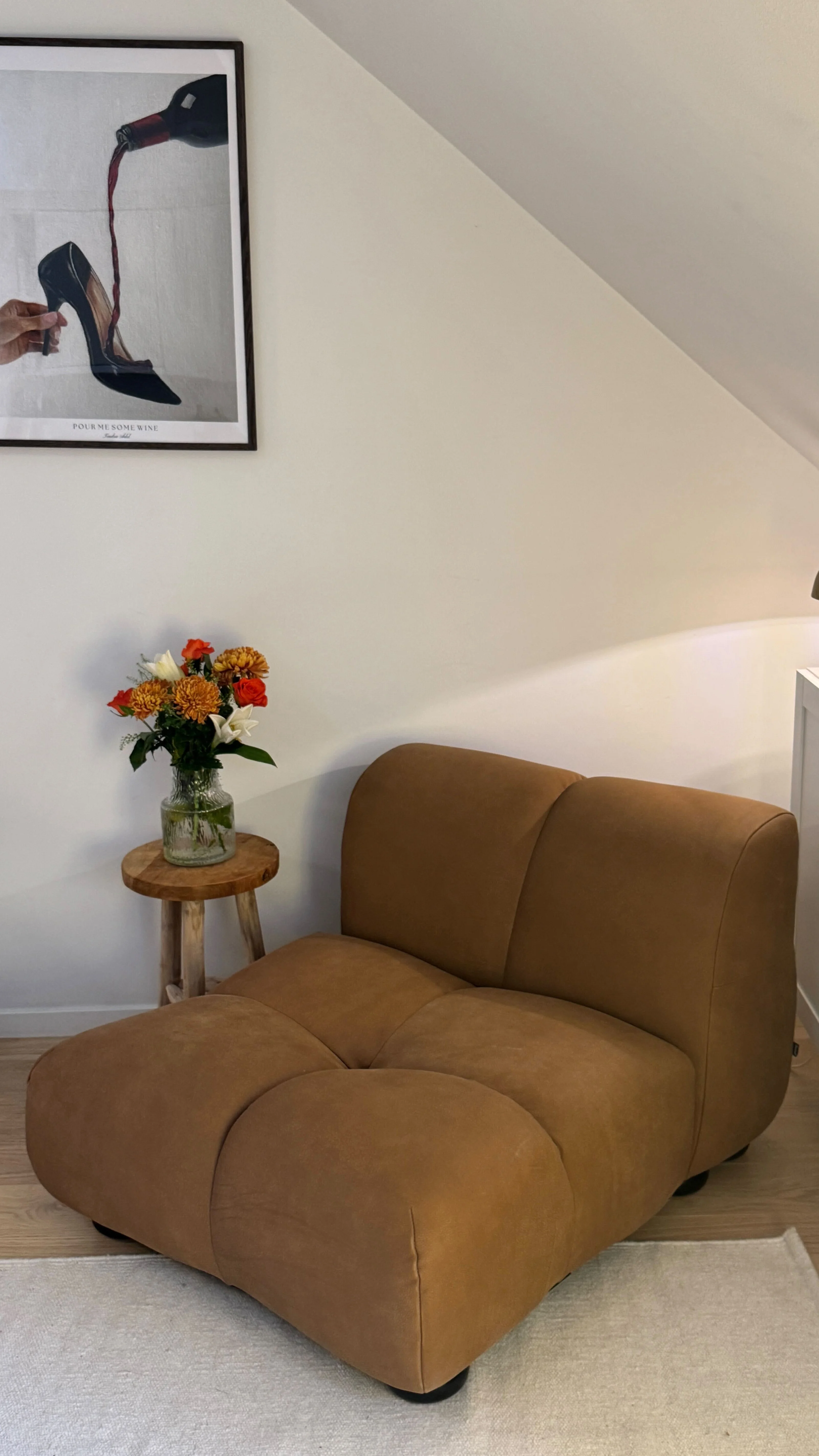 Dromedaren i Maya skinn Cognac 7301.