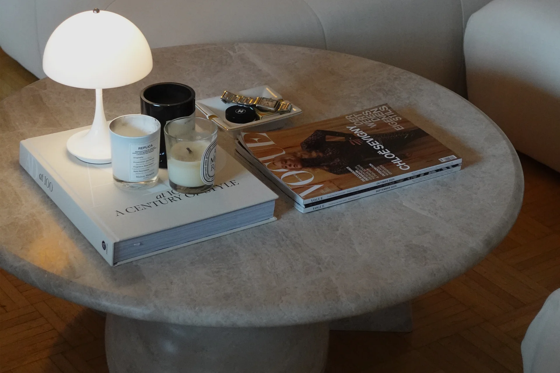 Leoparden Couchtisch 90cm