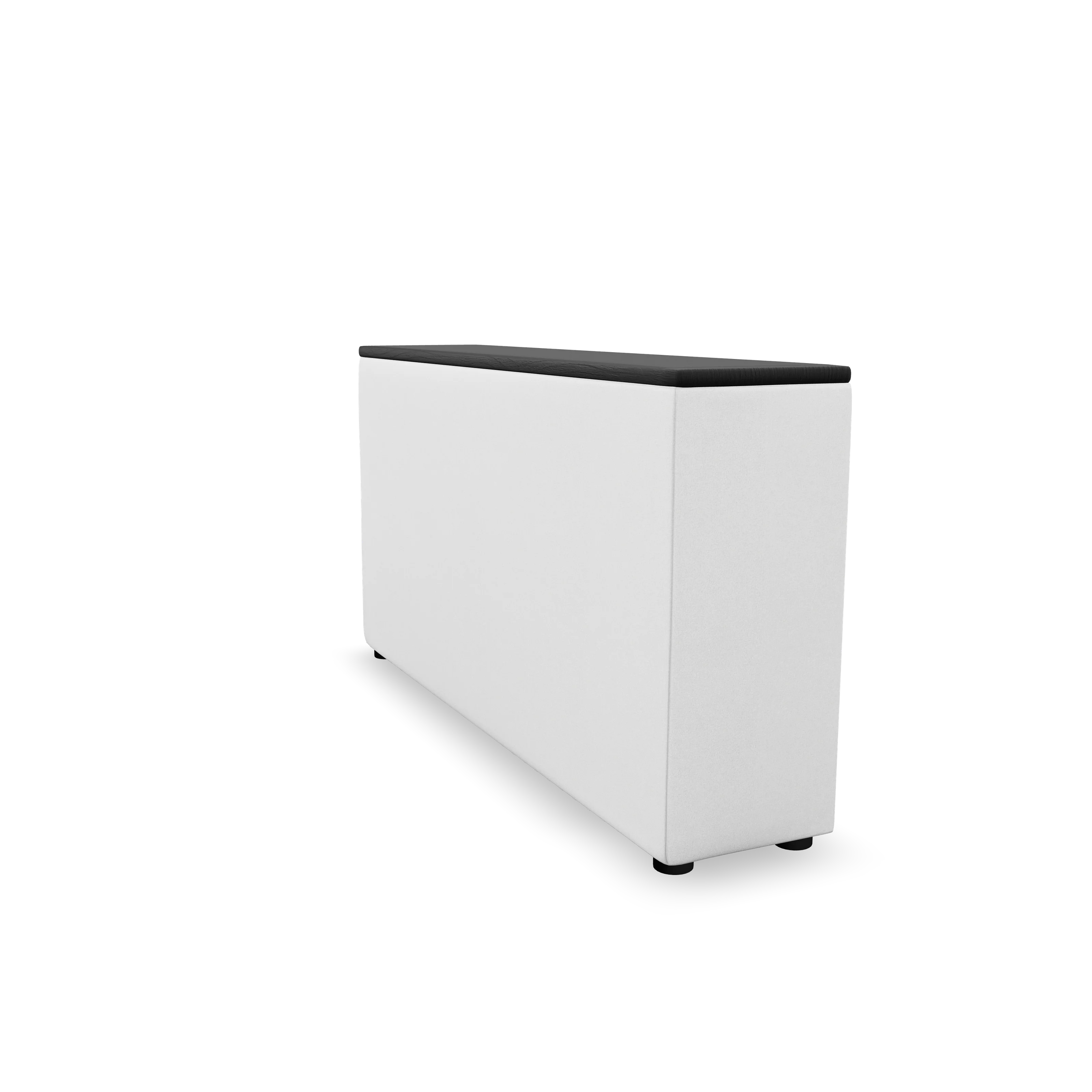 Armlene med lokk - Svartmalt eik