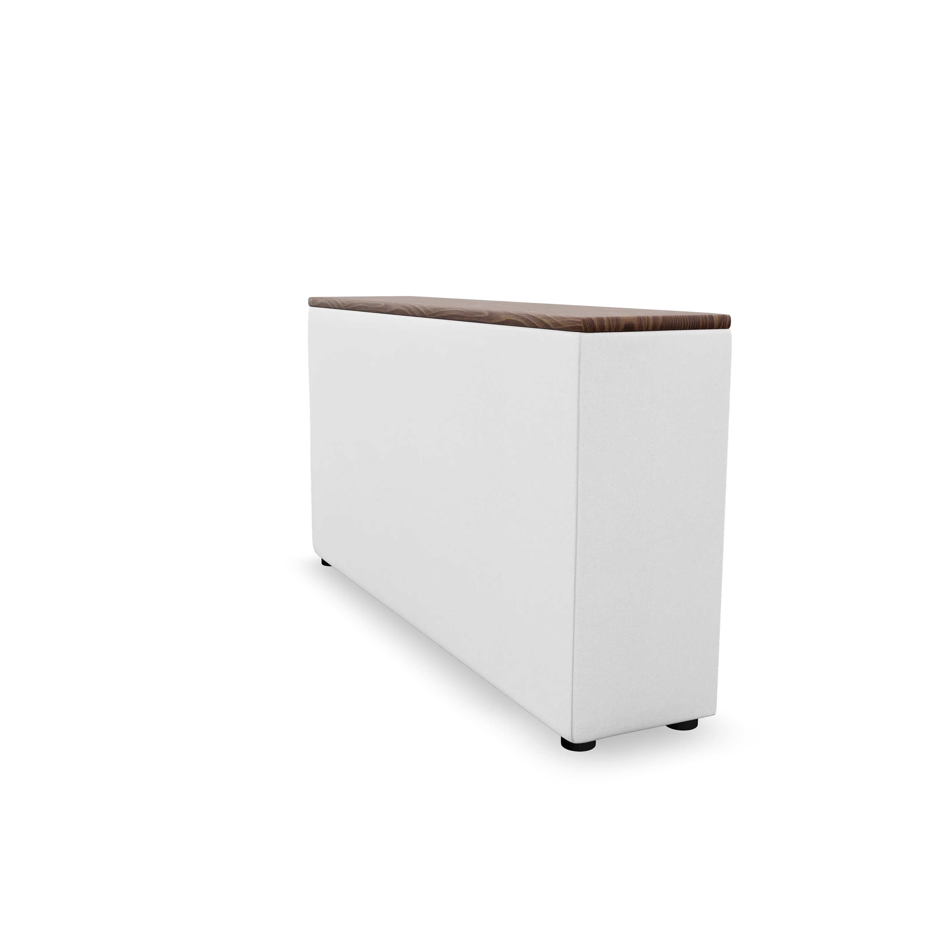 Armlene med lokk - Valnøttfarget eik