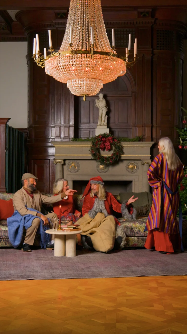 Når gavene endelig åpnes.