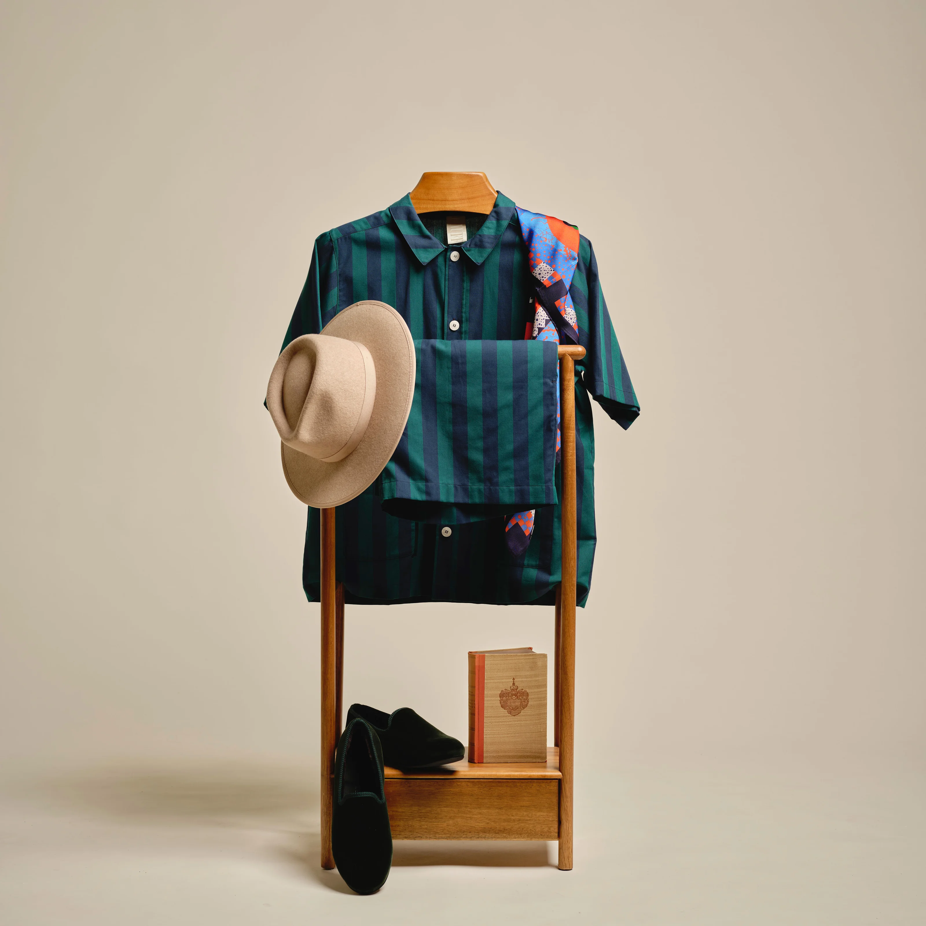 Uno Short - Blue & Green