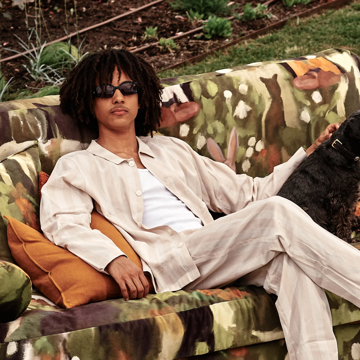 Uno Wide Leg - Light Beige & Beige