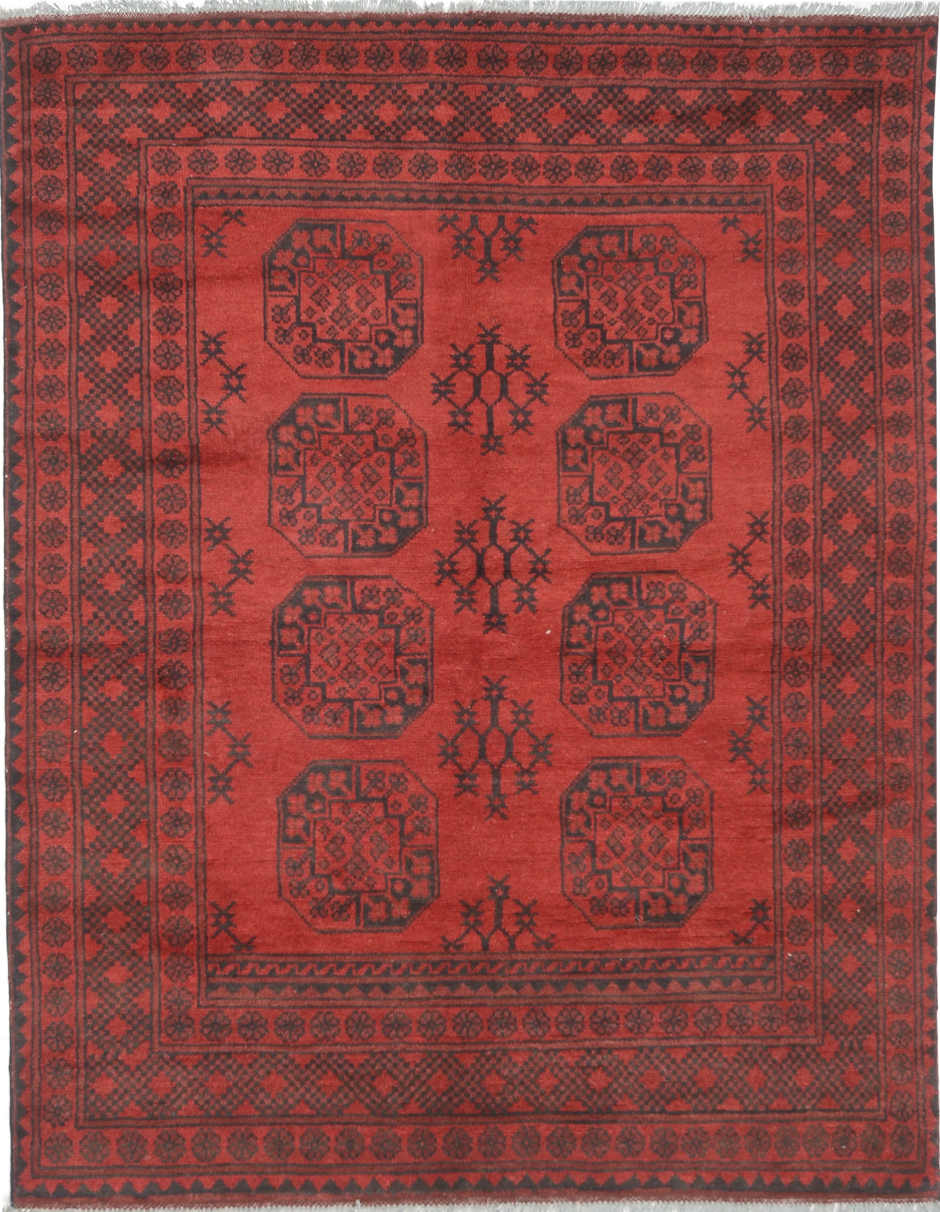 Afghan 64789 - L: 193 cm x W: 151 cm