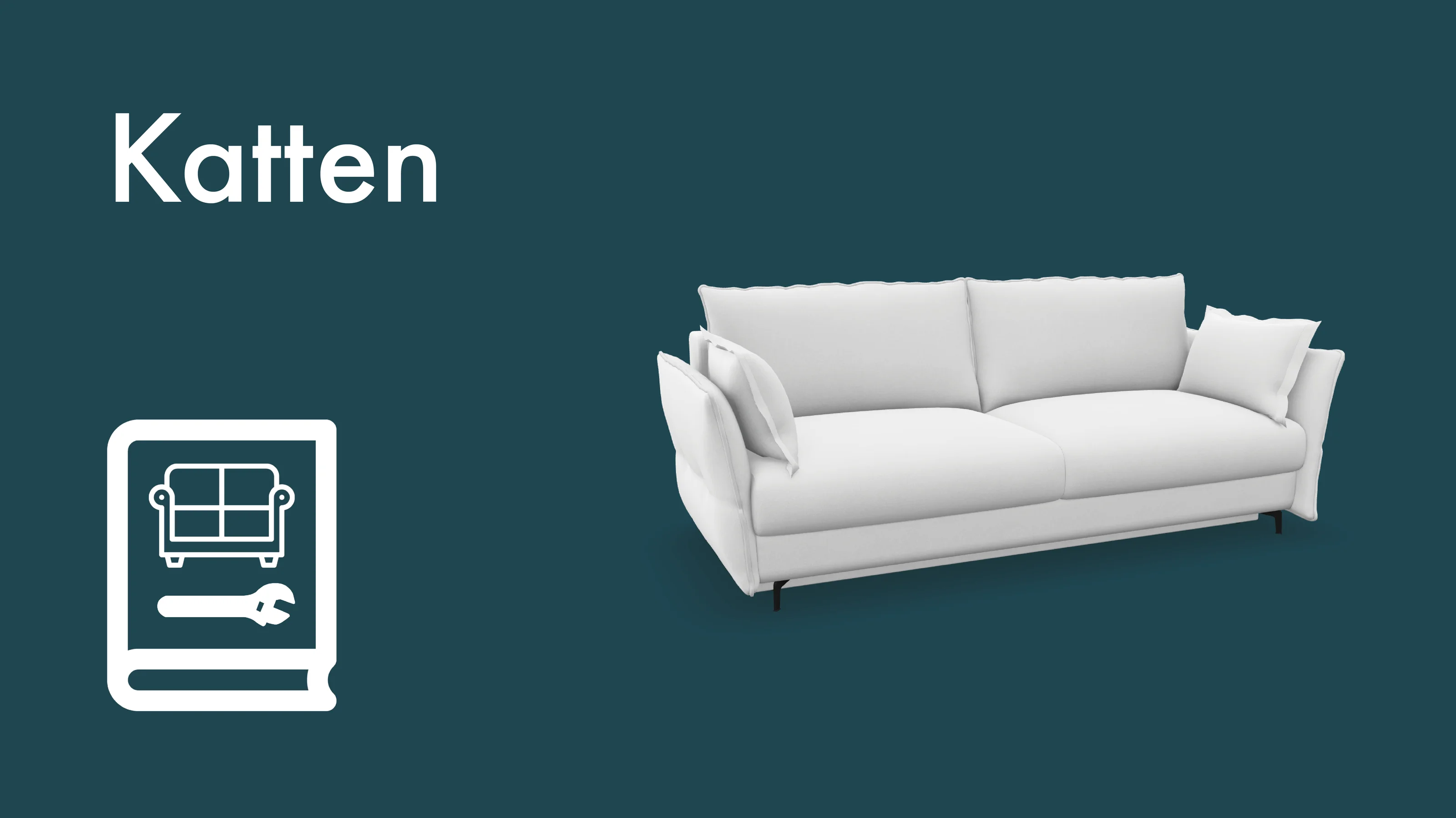 Schlafsofa gerade