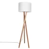 Stehlampe Eichenholz
