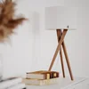 Tischlampe Eichenholz