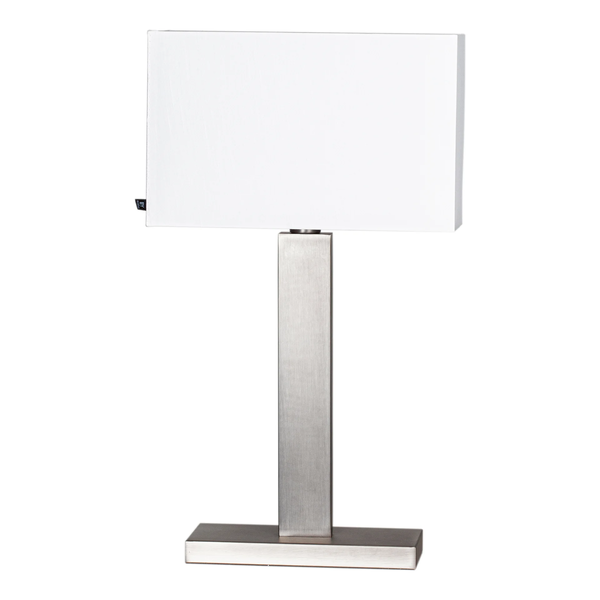 Bordslampa H69 -  Borstad stål/Vit skärm