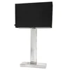 Tischlampe H69 – Chrom / Schwarzer Schirm