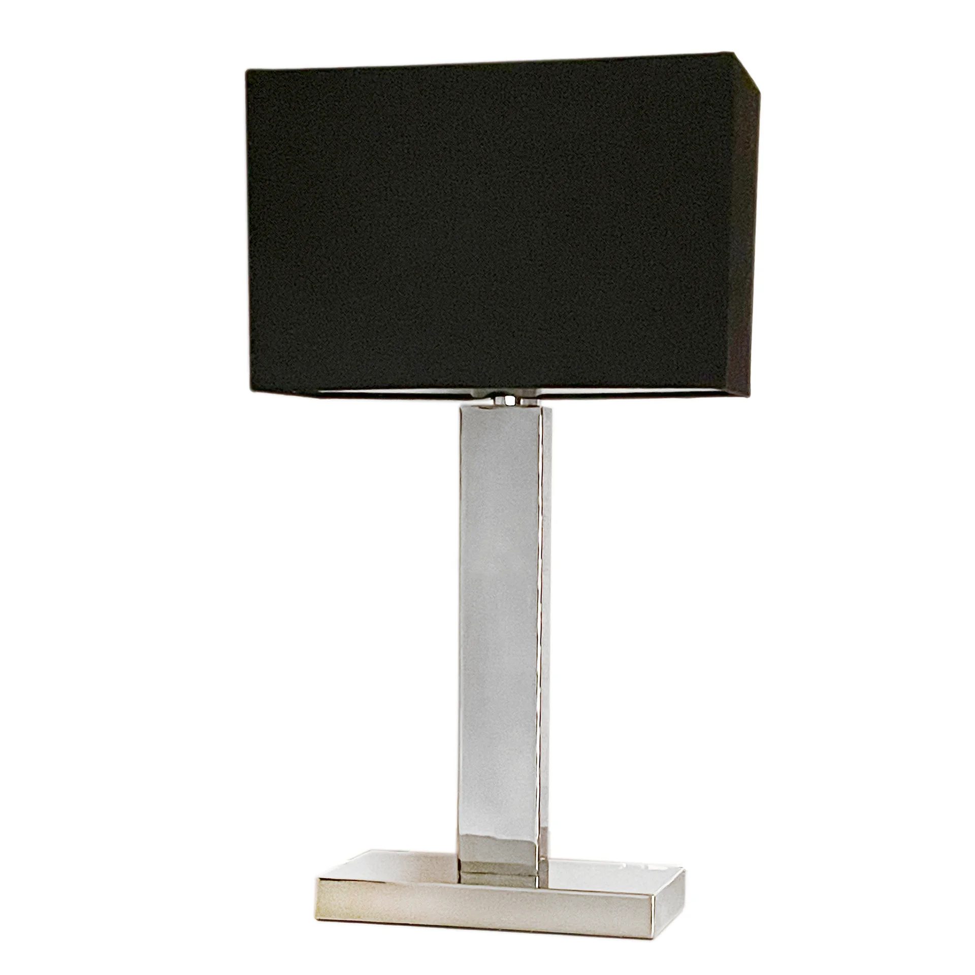 Bordslampa H47 - Krom/Svart skärm
