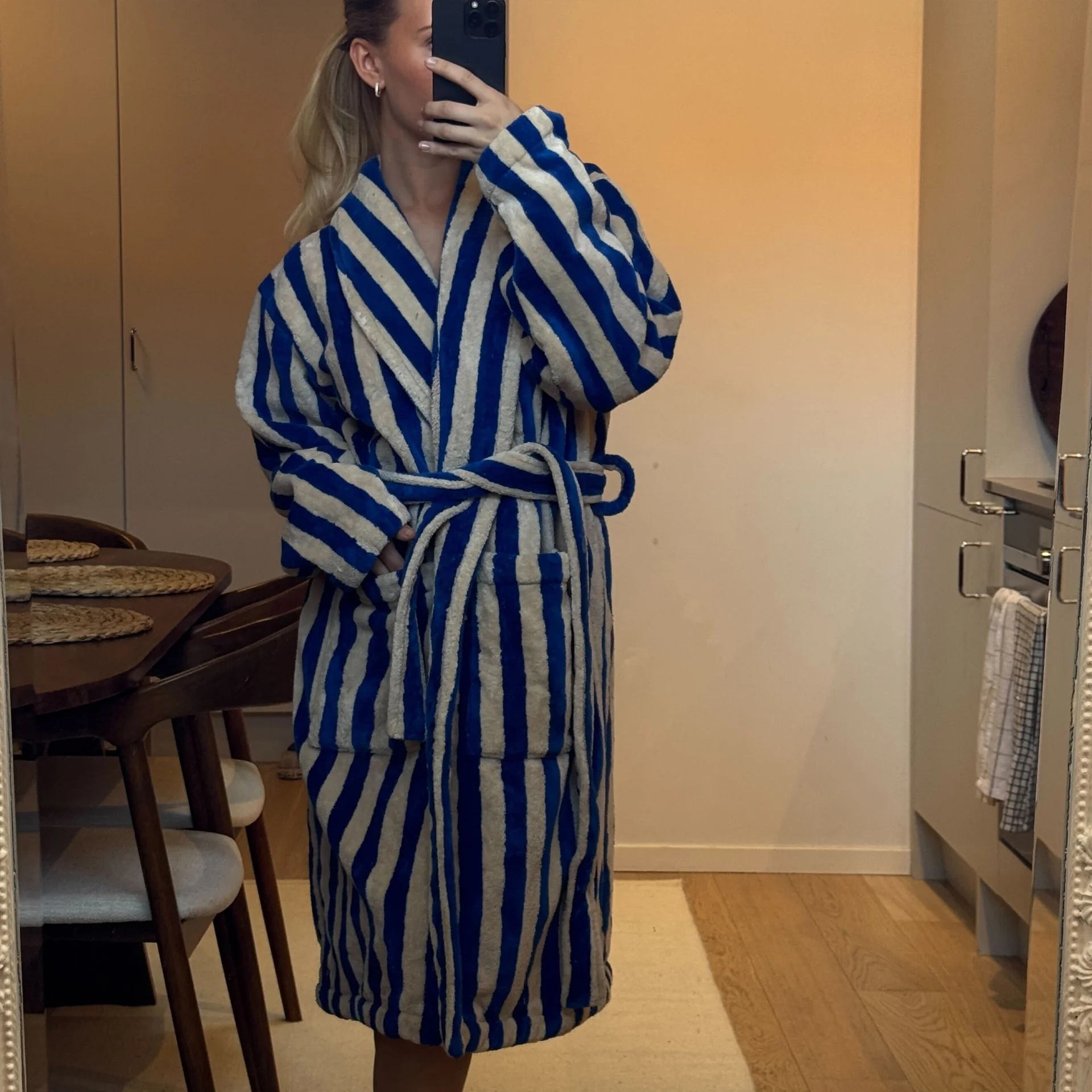 Roy Robe Blue & Sand