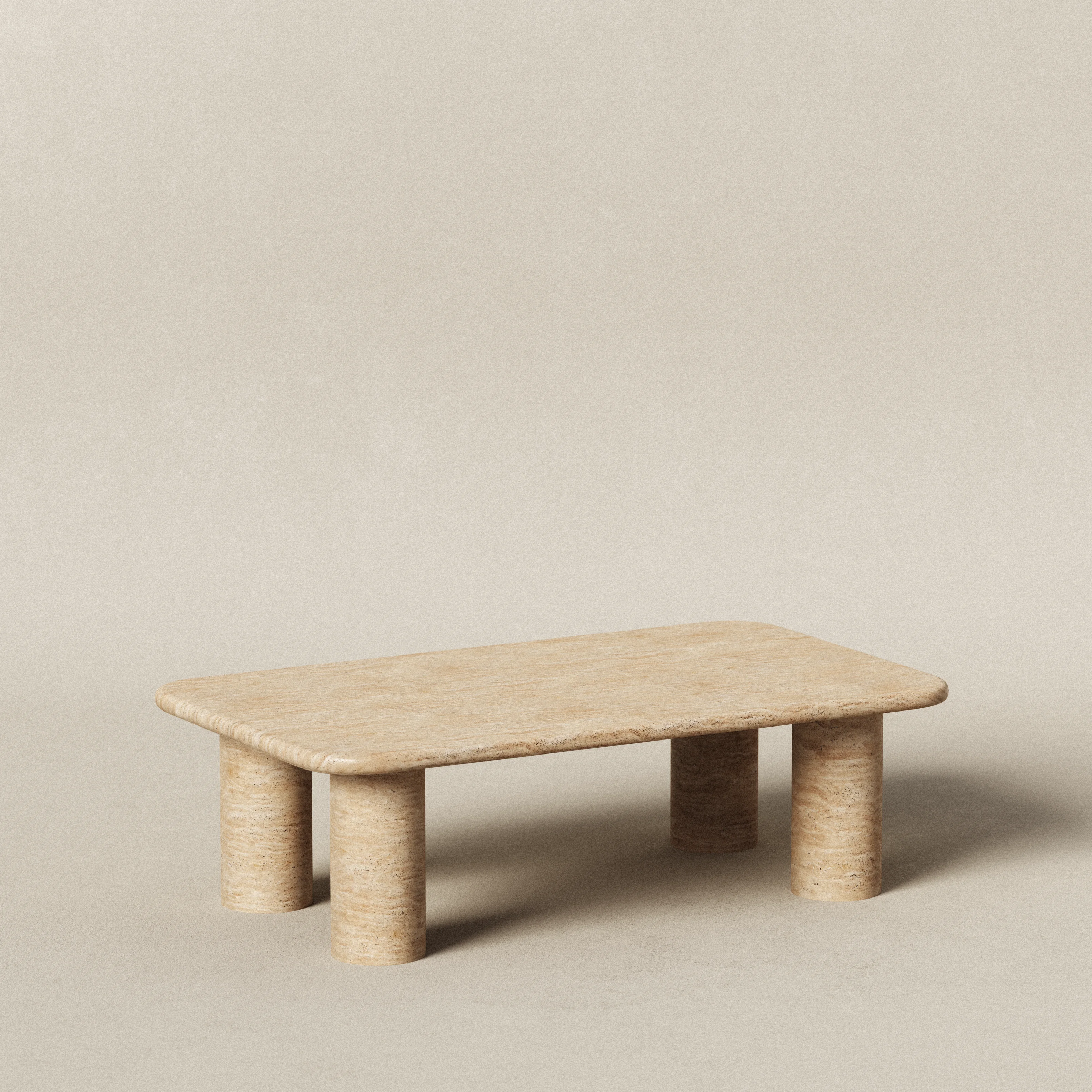 120x70cm pelare - Travertin solid