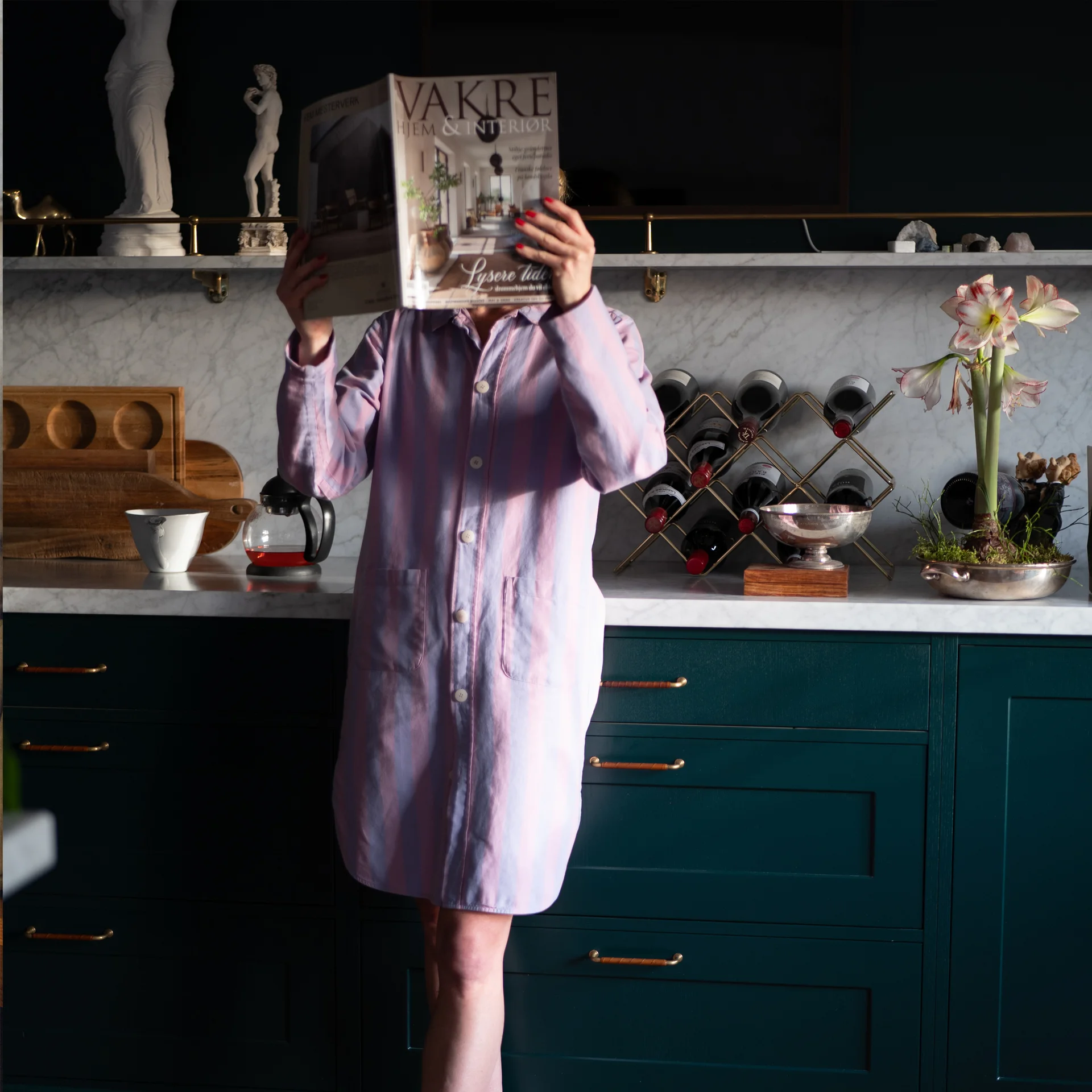 Uno Nightshirt - Violet & Purple
