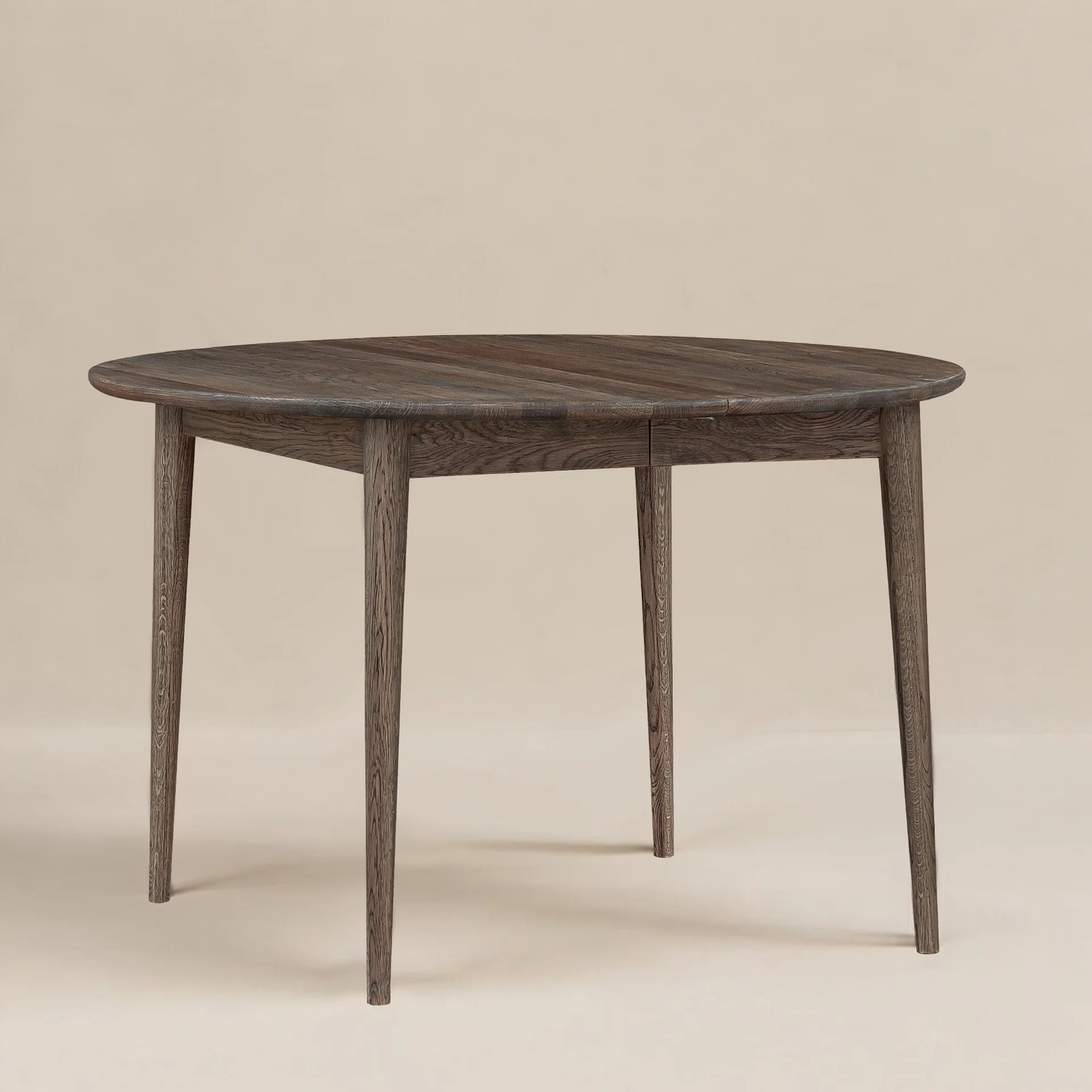 Runt 115cm - Rökt ek