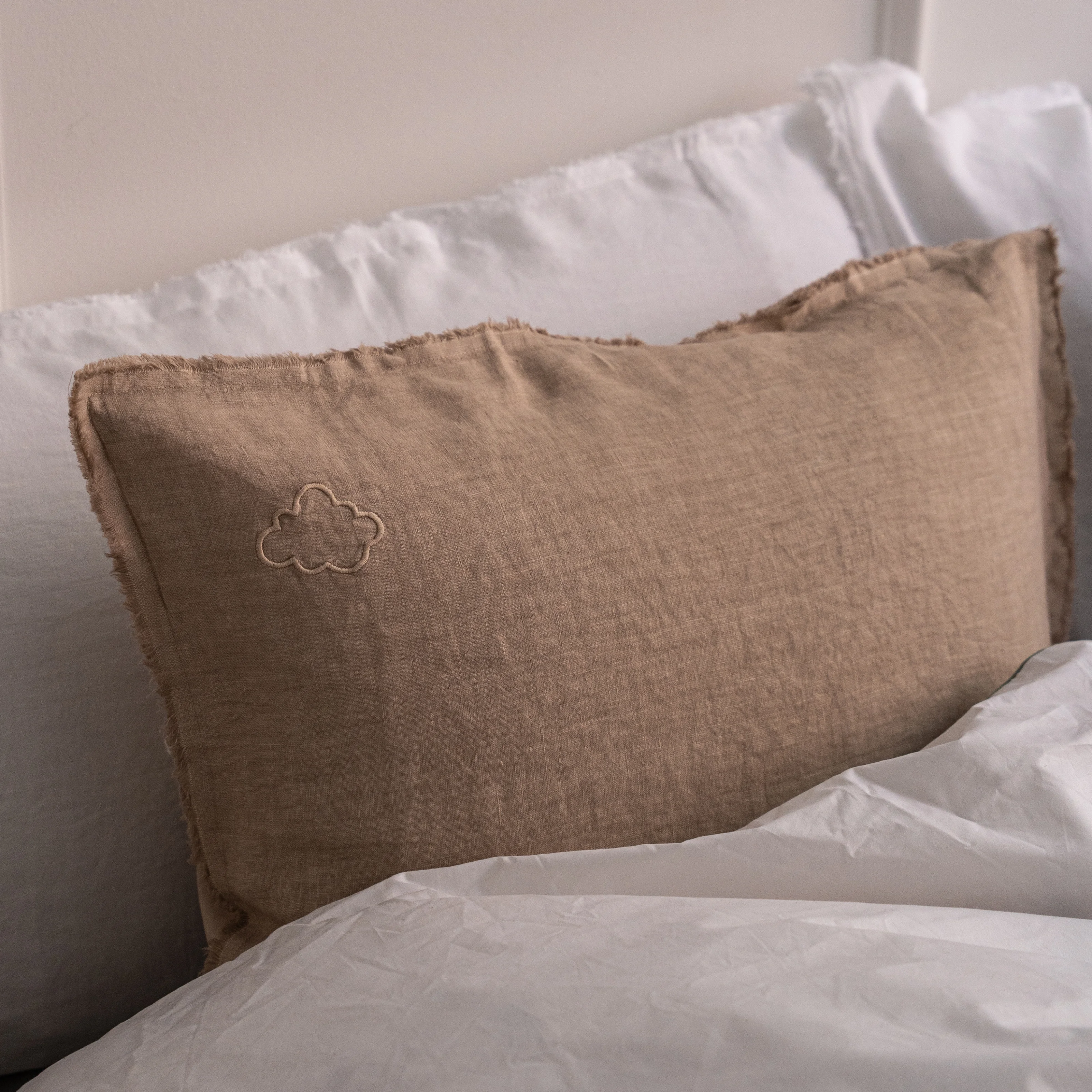 Bedding 2 x Pillowcases - Small - Sand