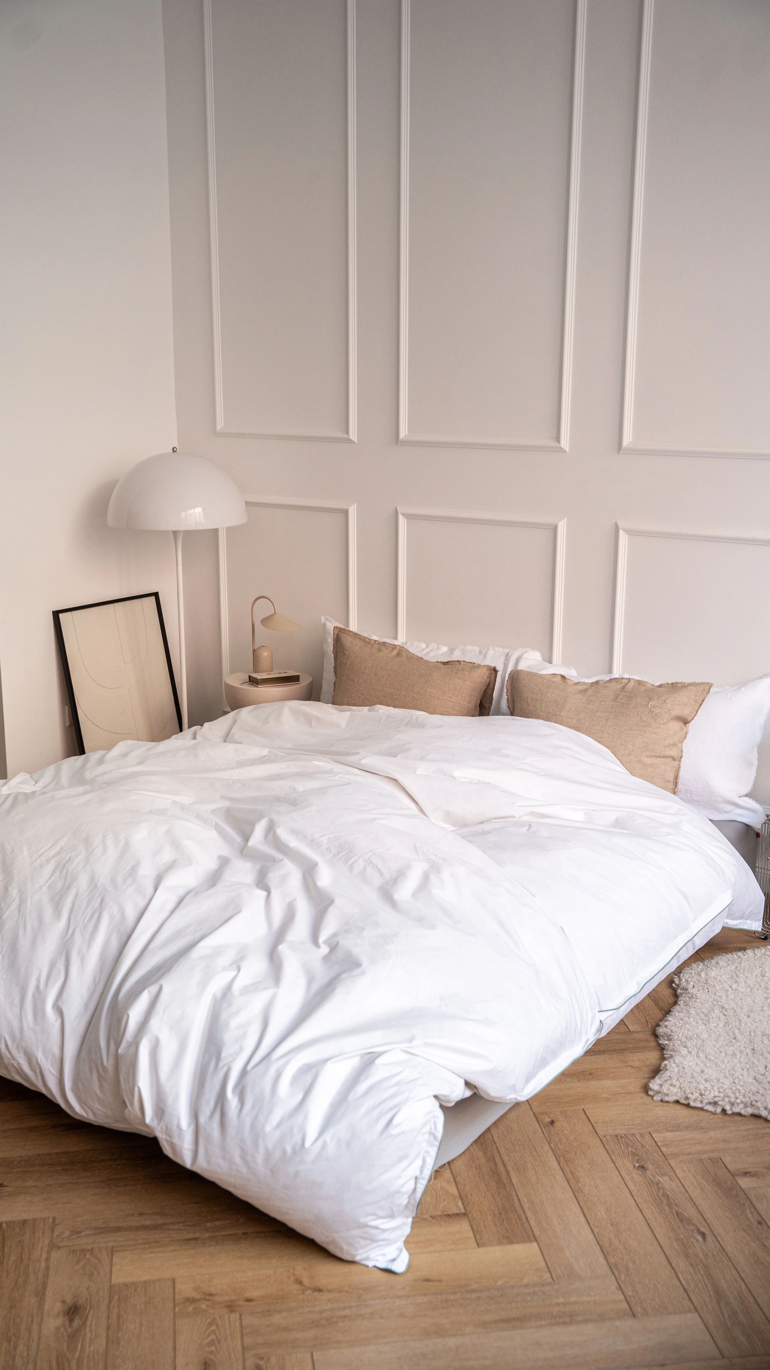 Megafluff double duvet & fluff pillows - maximum comfort.