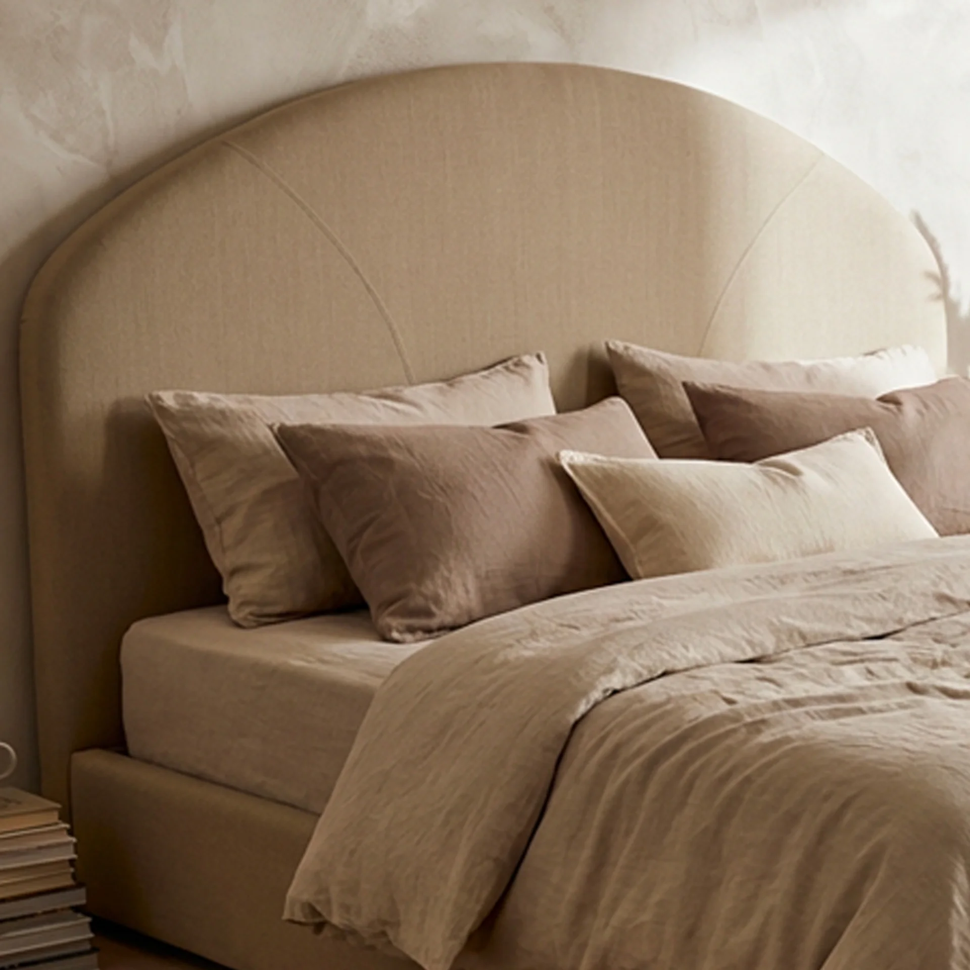 Sengegavl buet 160cm