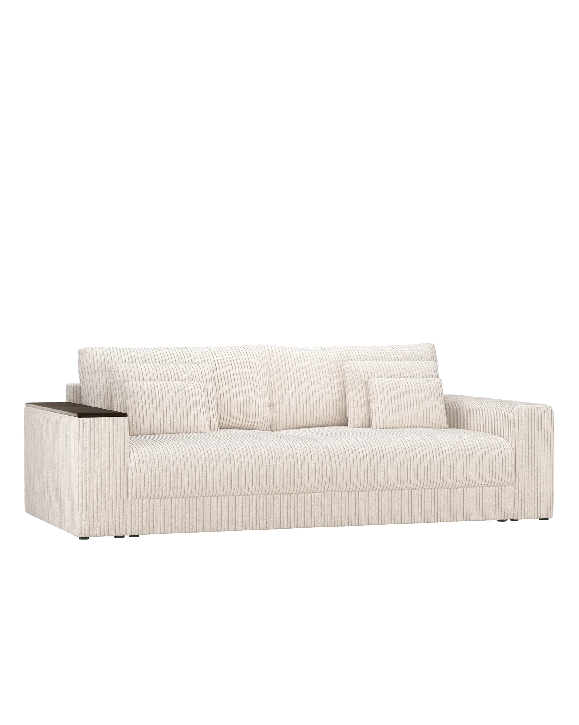 Björnen 2.0 Pre-made Bäddsoffa rak - Kräm 03